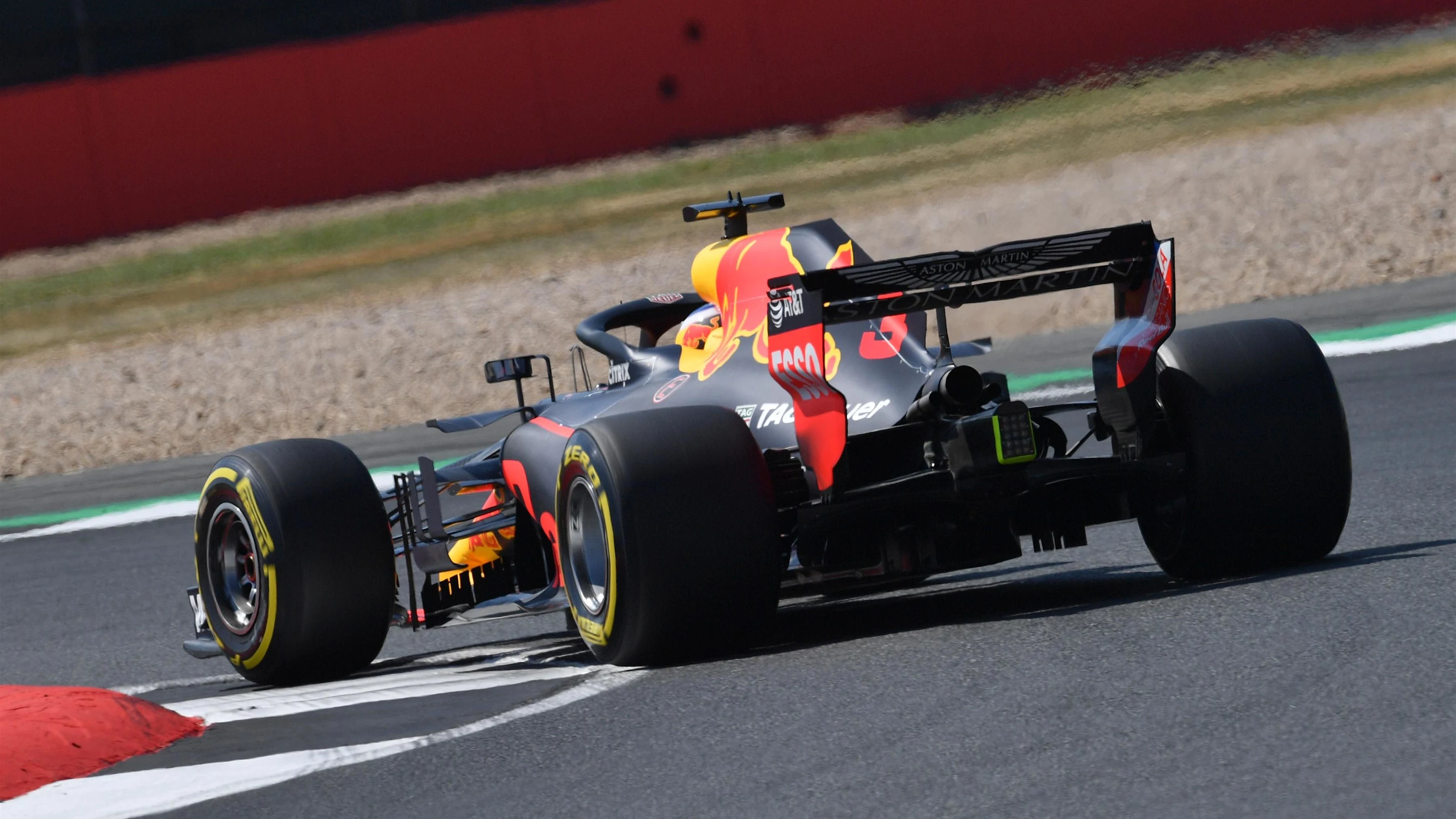 Daniel Ricciardo (AUS) Red Bull Racing RB14 at Formula One World Championship, Rd10, British Grand