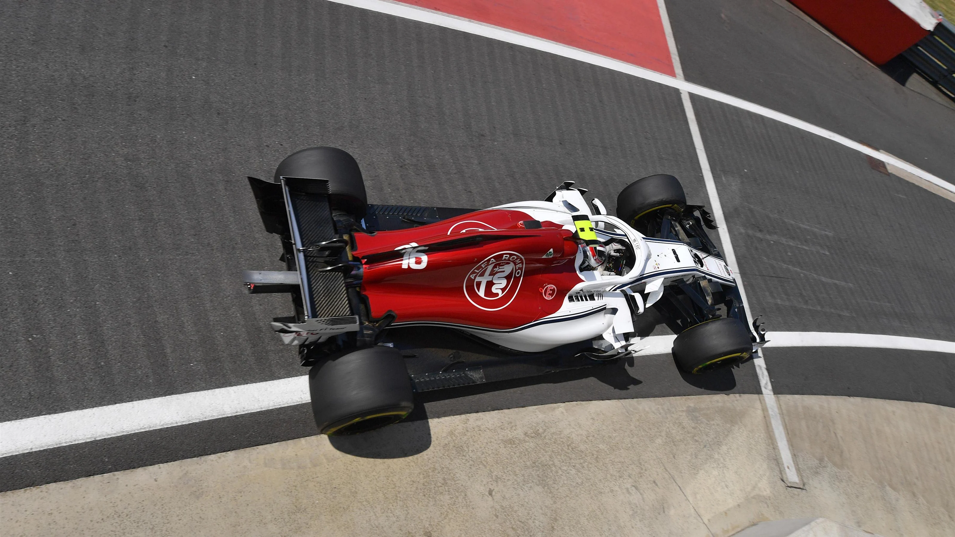 Charles Leclerc (MON) Alfa Romeo Sauber C37 at Formula One World Championship, Rd10, British Grand
