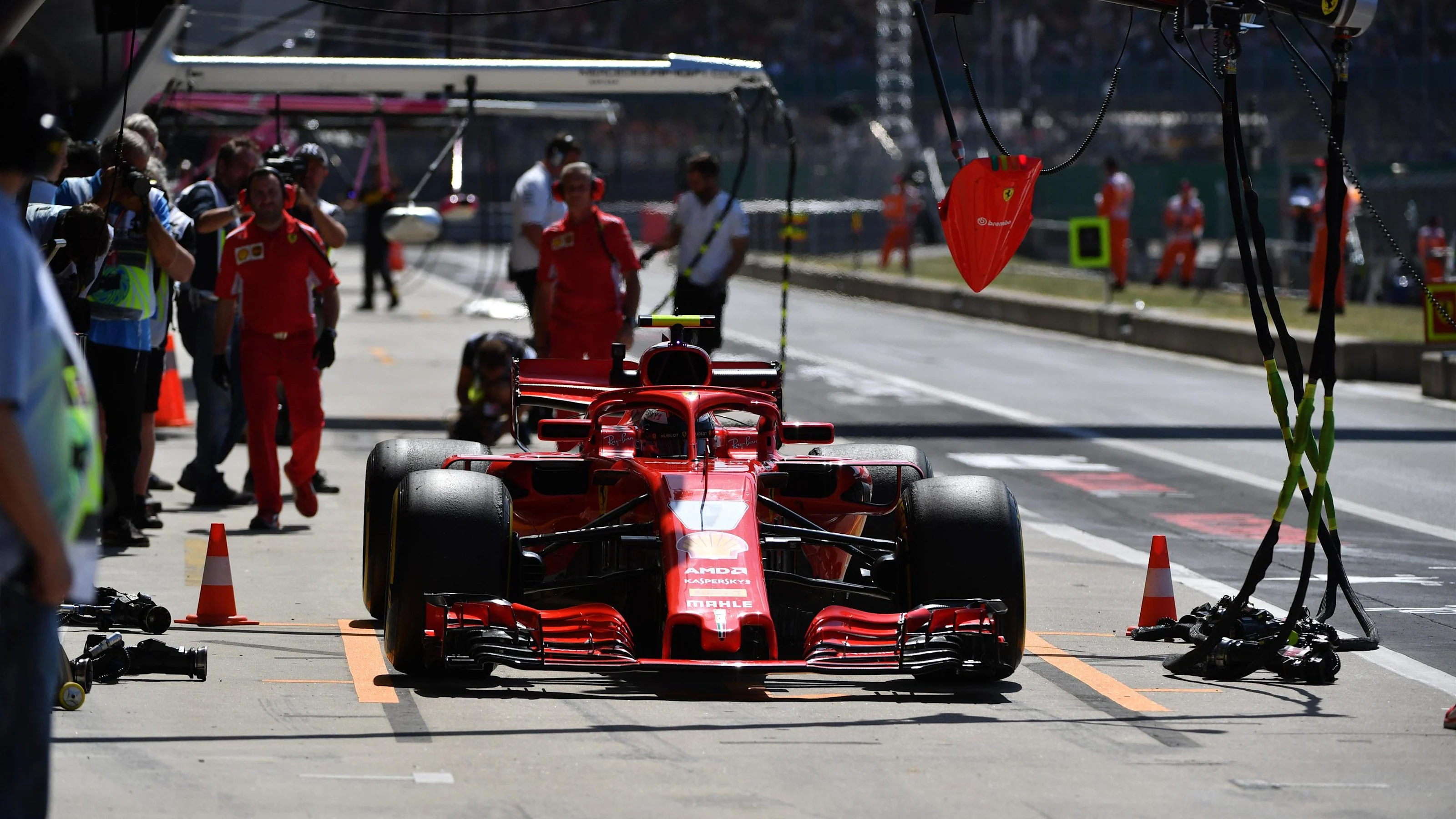Kimi Raikkonen (FIN) Ferrari SF-71H at Formula One World Championship, Rd10, British Grand Prix,