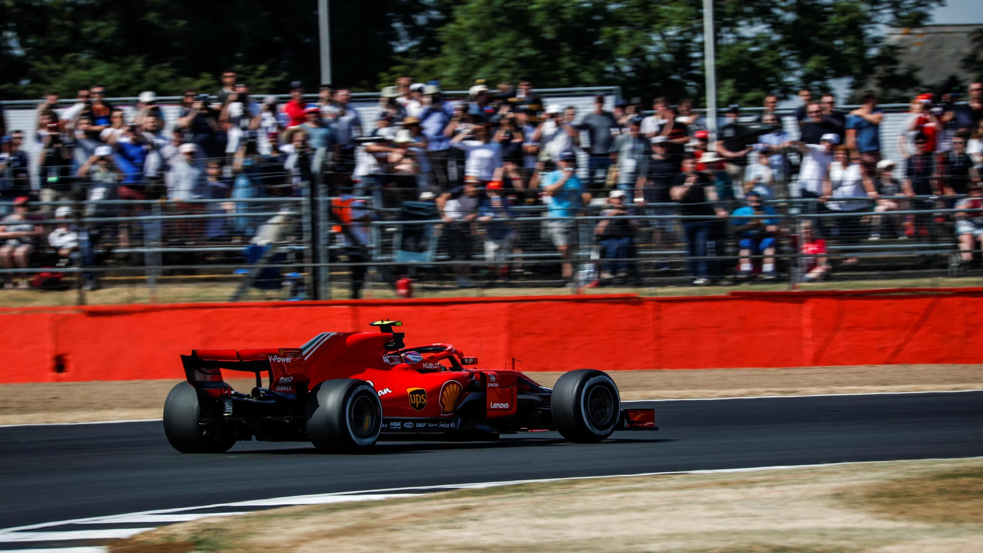 Kimi Raikkonen (FIN) Ferrari SF-71H at Formula One World Championship, Rd10, British Grand Prix,