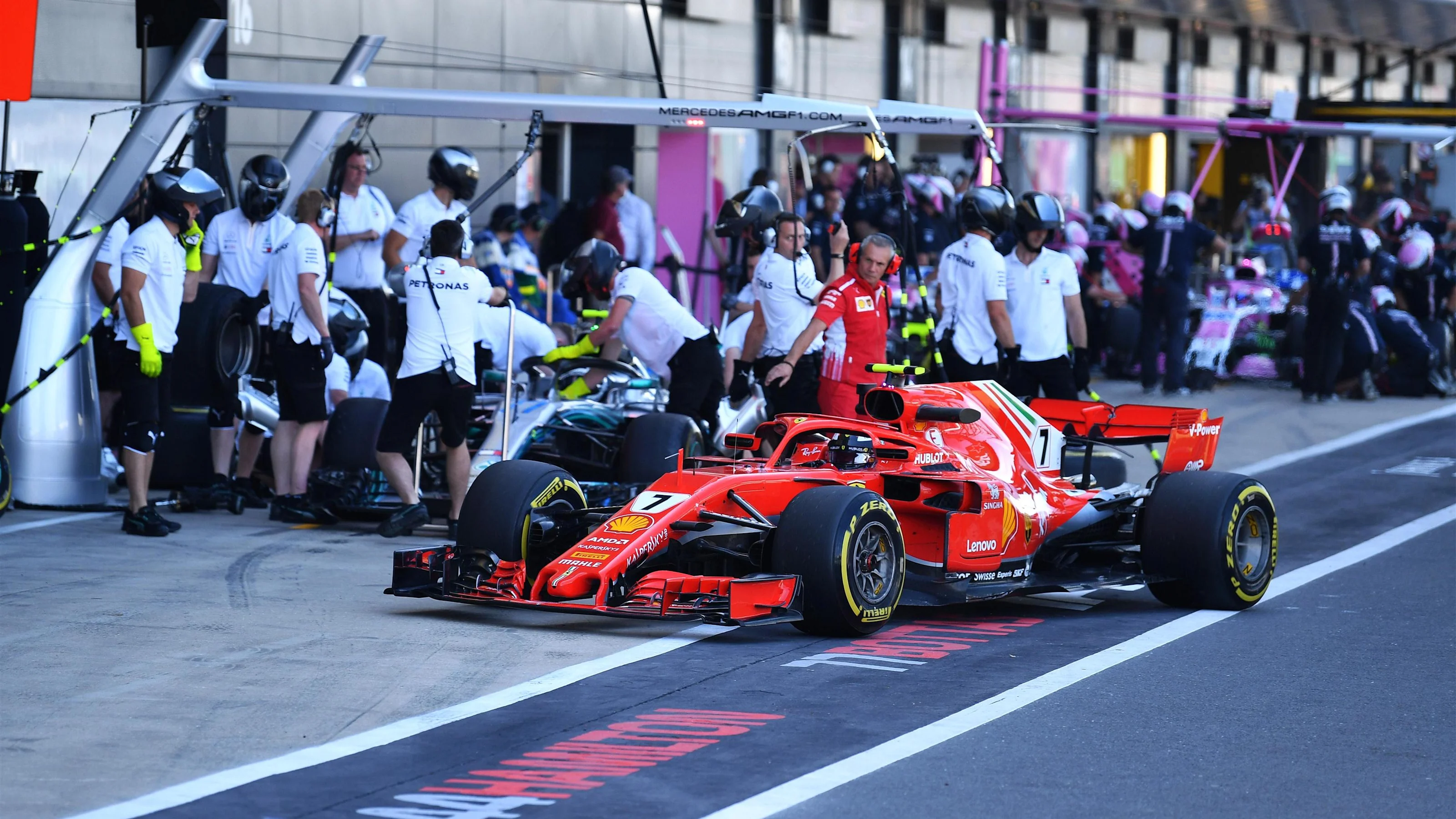 Kimi Raikkonen (FIN) Ferrari SF-71H at Formula One World Championship, Rd10, British Grand Prix,