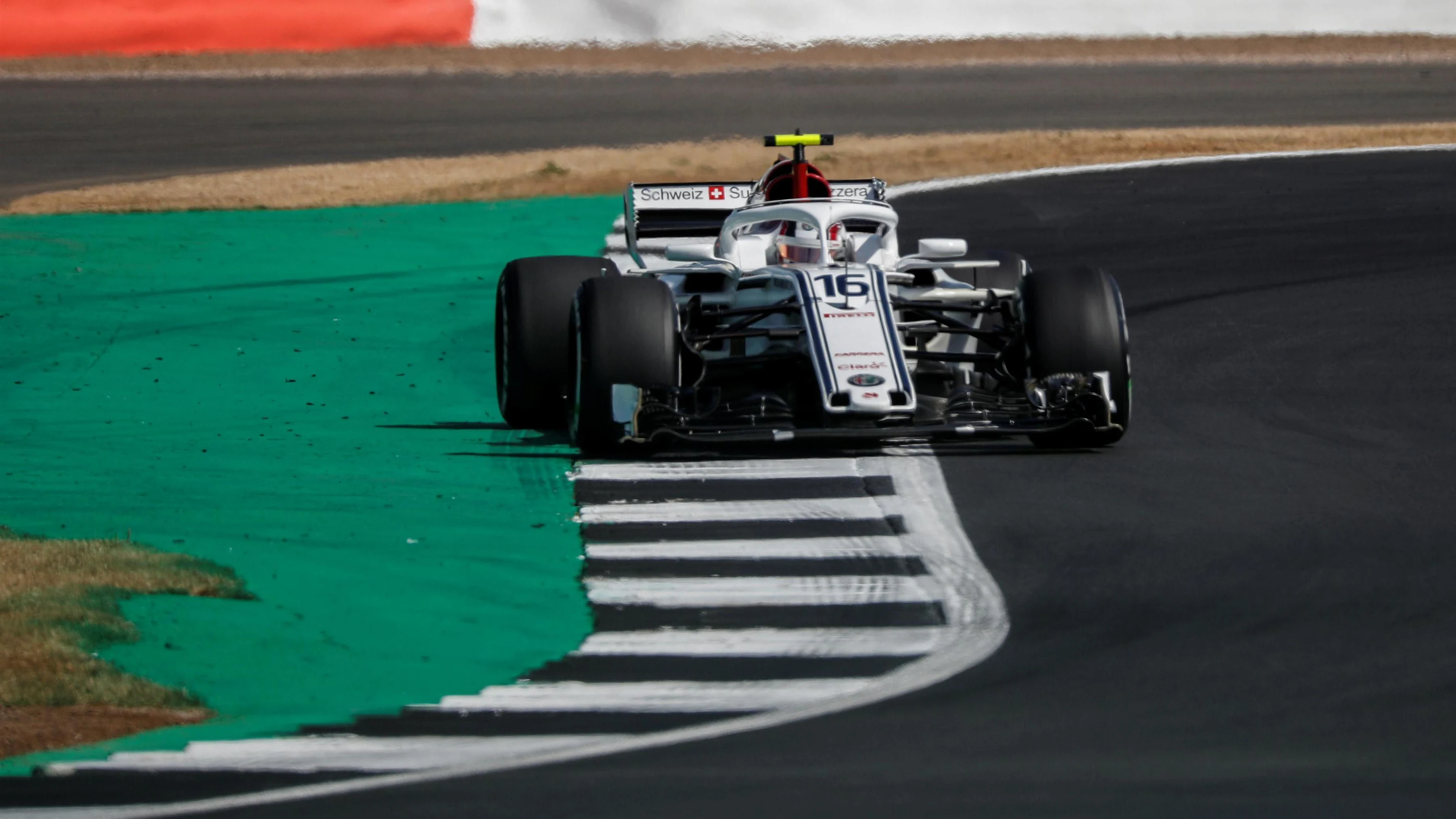 Charles Leclerc (MON) Alfa Romeo Sauber C37 at Formula One World Championship, Rd10, British Grand