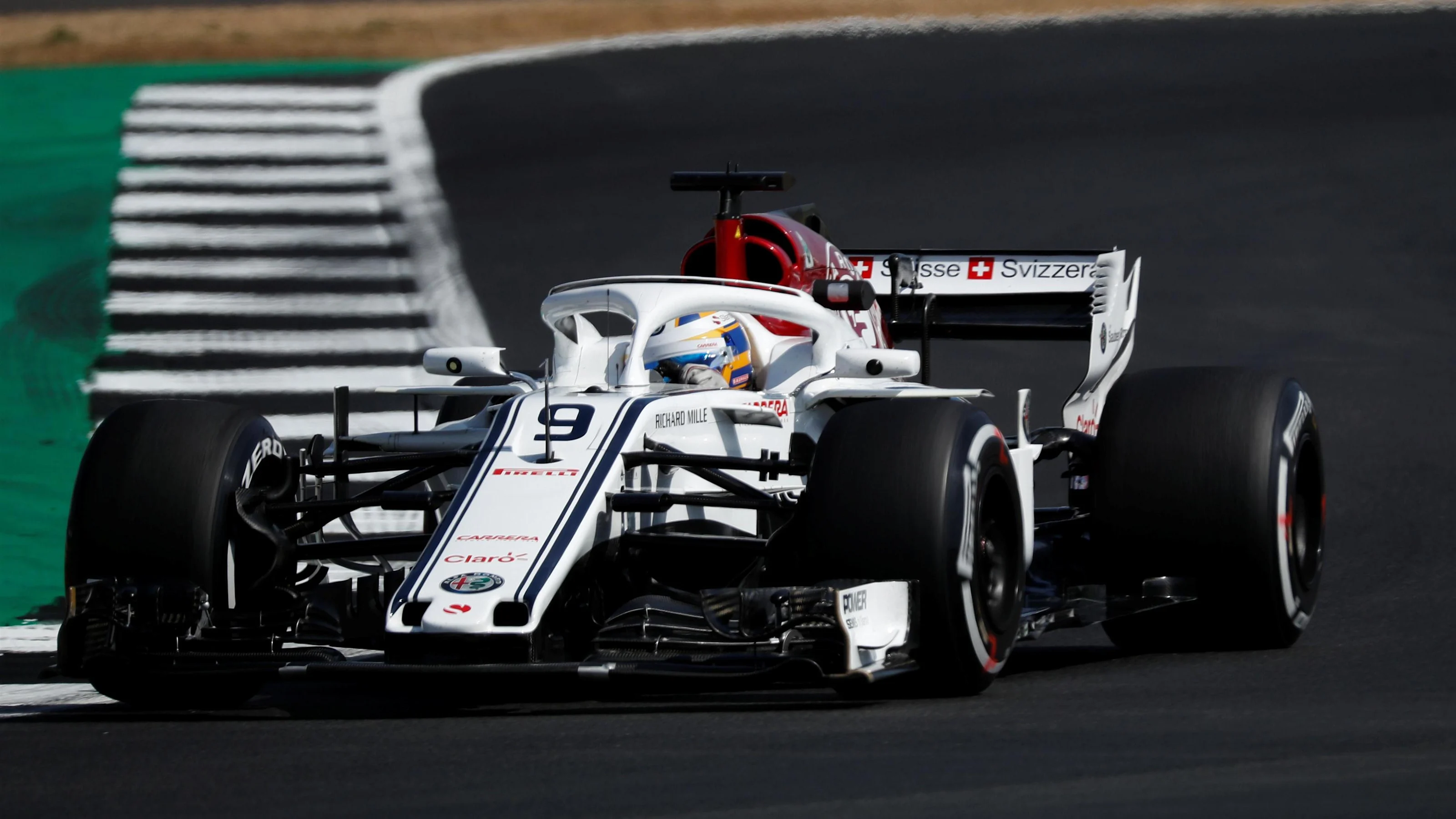Marcus Ericsson (SWE) Alfa Romeo Sauber C37 at Formula One World Championship, Rd10, British Grand