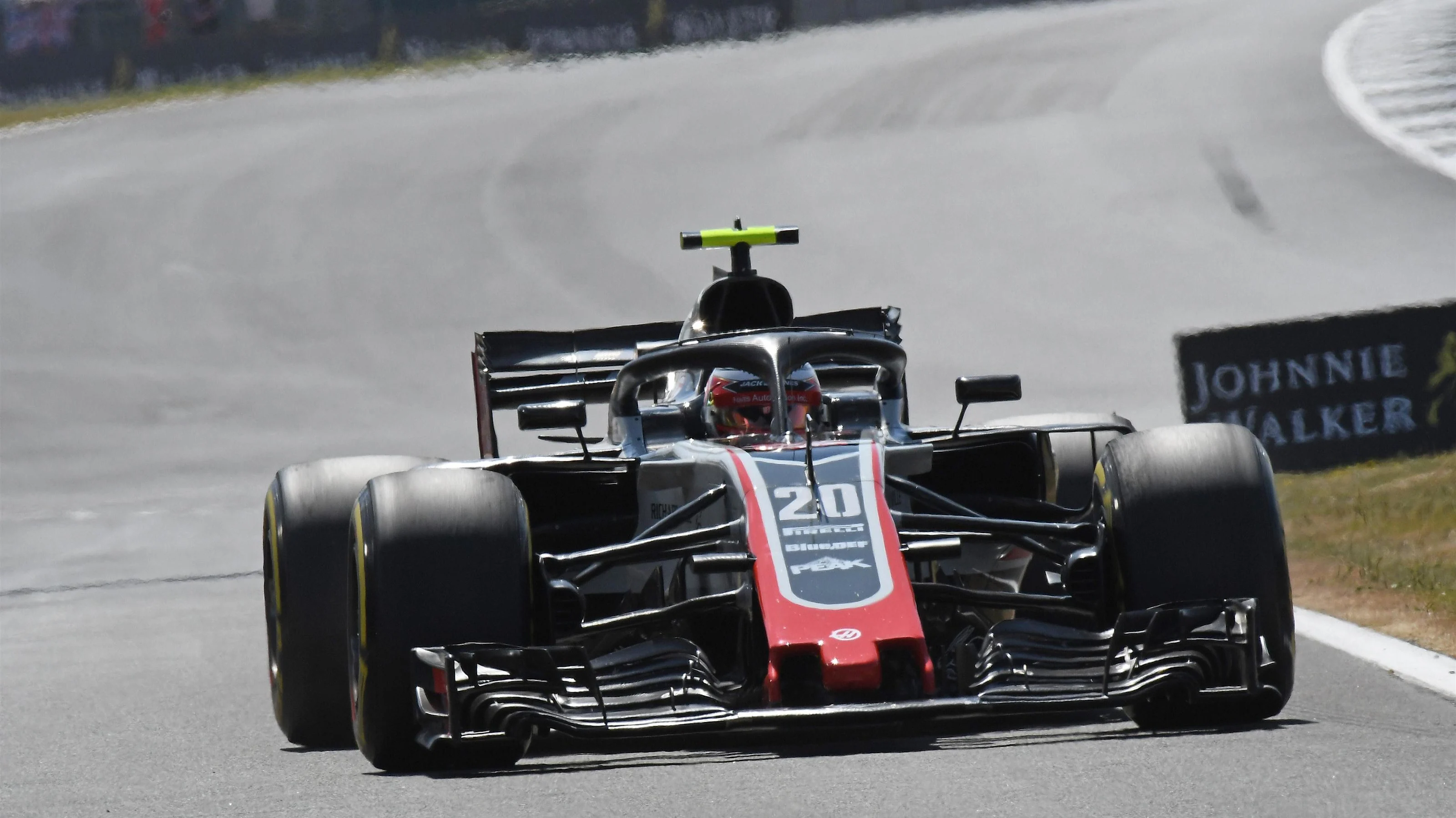 Kevin Magnussen (DEN) Haas VF-18 at Formula One World Championship, Rd10, British Grand Prix,