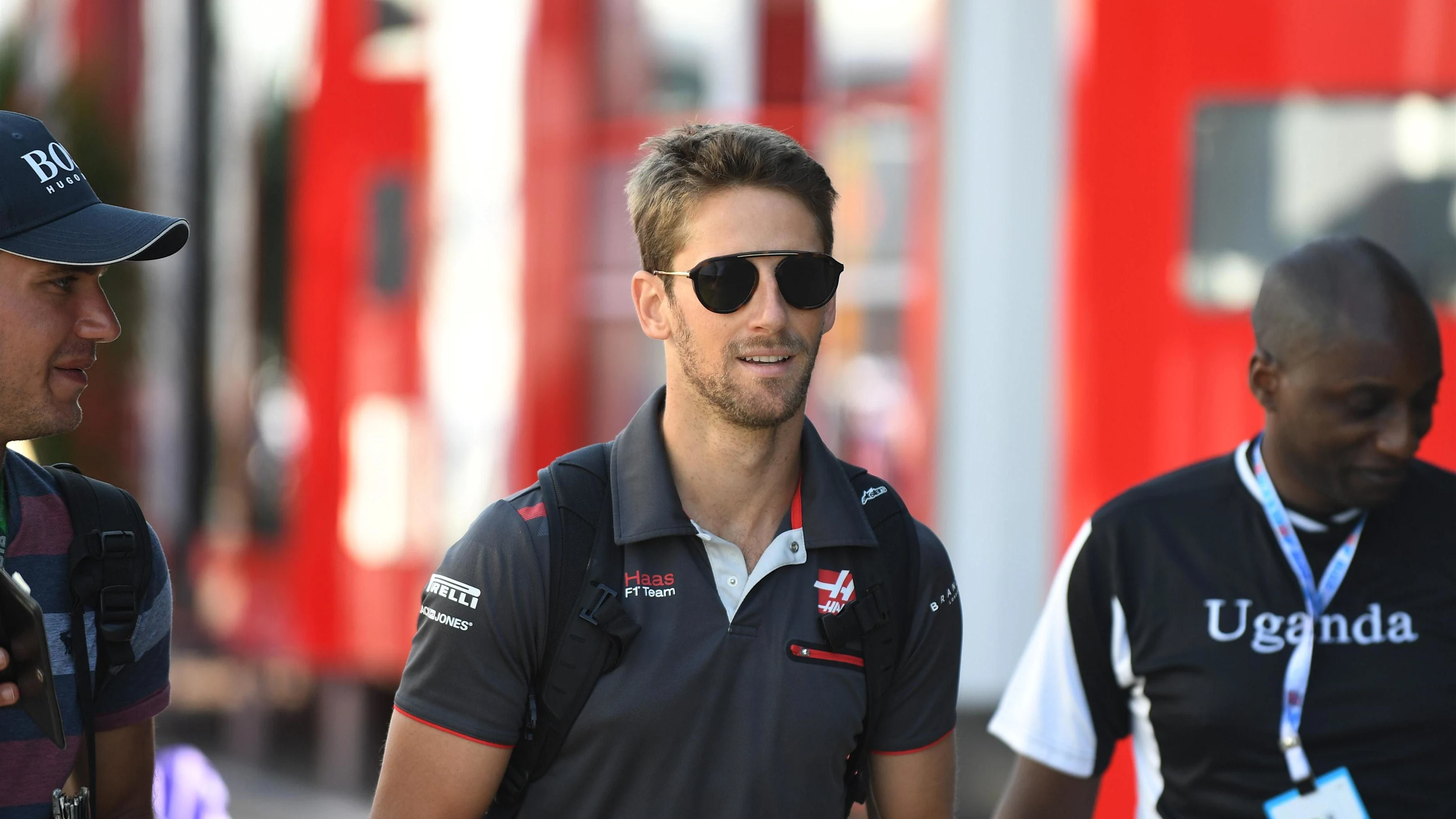 Romain Grosjean (FRA) Haas F1 at Formula One World Championship, Rd10, British Grand Prix,