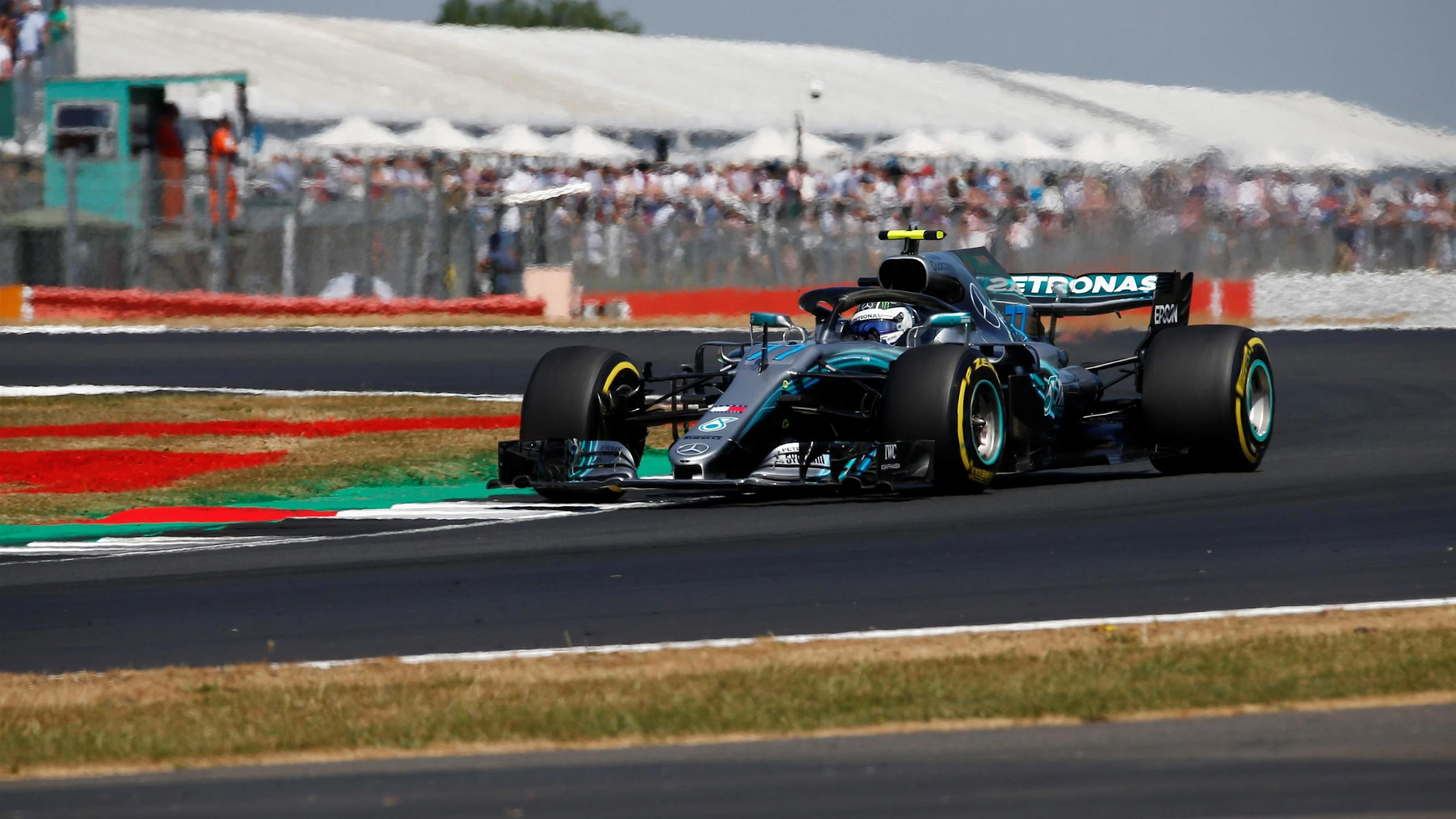 Valtteri Bottas (FIN) Mercedes-AMG F1 W09 EQ Power+ at Formula One World Championship, Rd10,