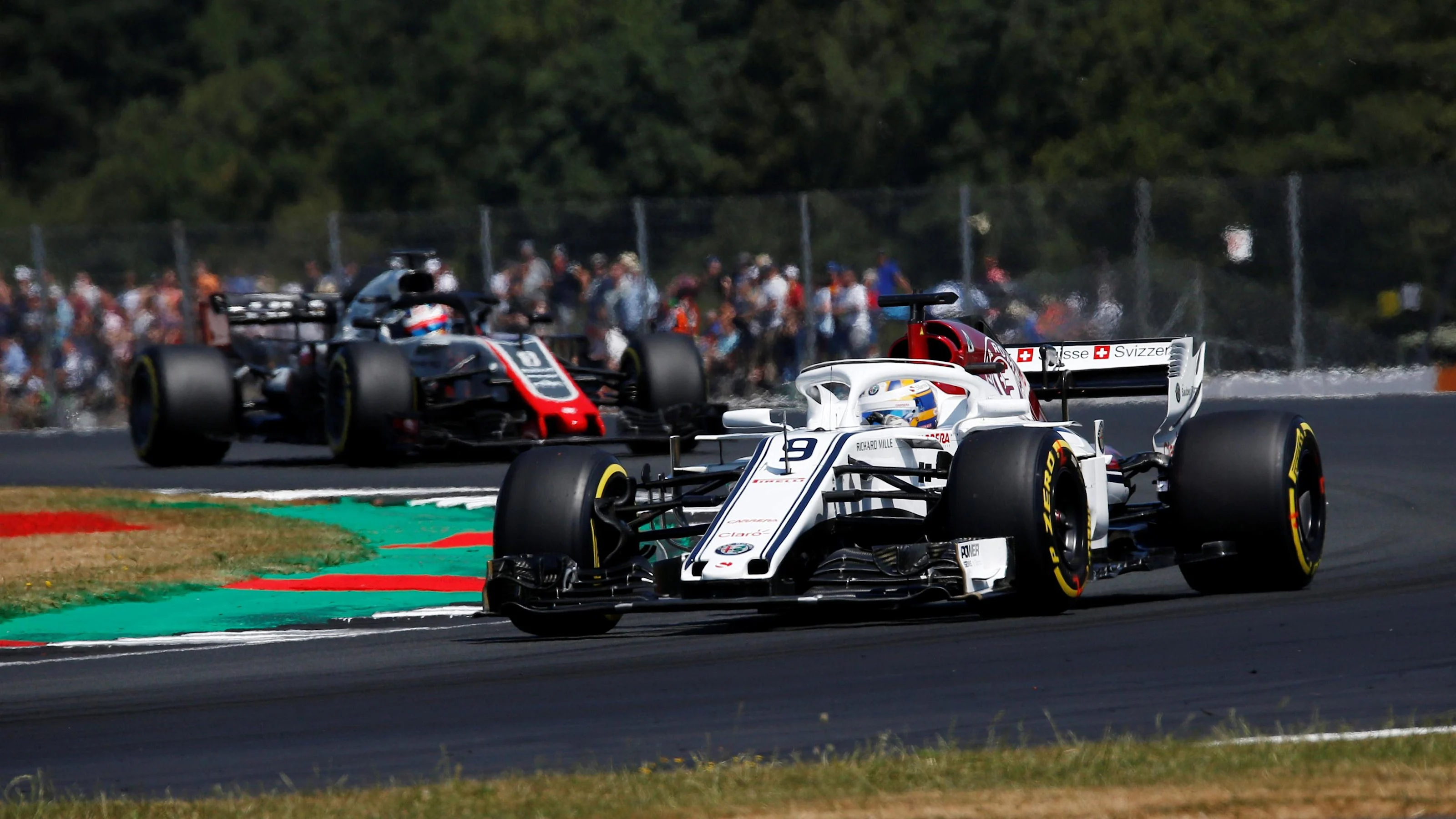 Marcus Ericsson (SWE) Alfa Romeo Sauber C37 at Formula One World Championship, Rd10, British Grand