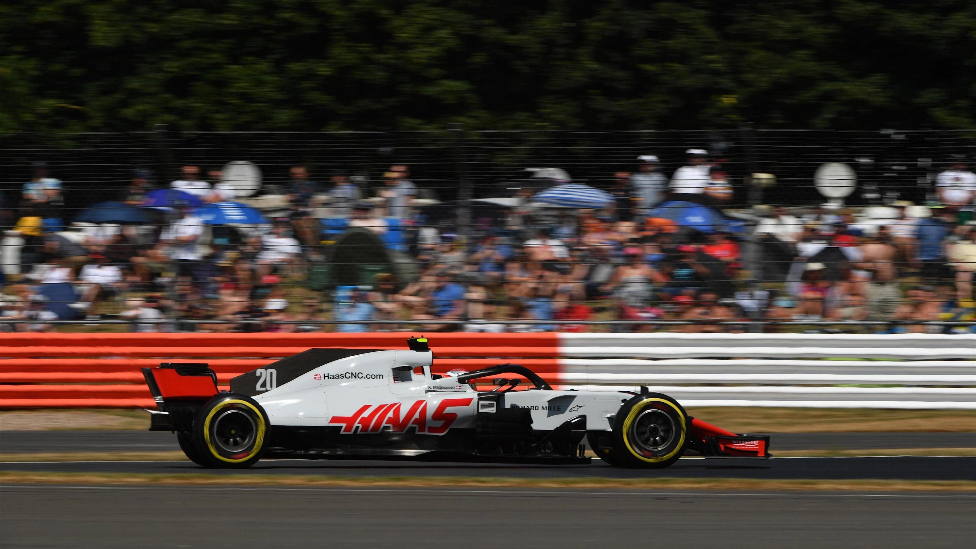 Kevin Magnussen (DEN) Haas VF-18 at Formula One World Championship, Rd10, British Grand Prix,