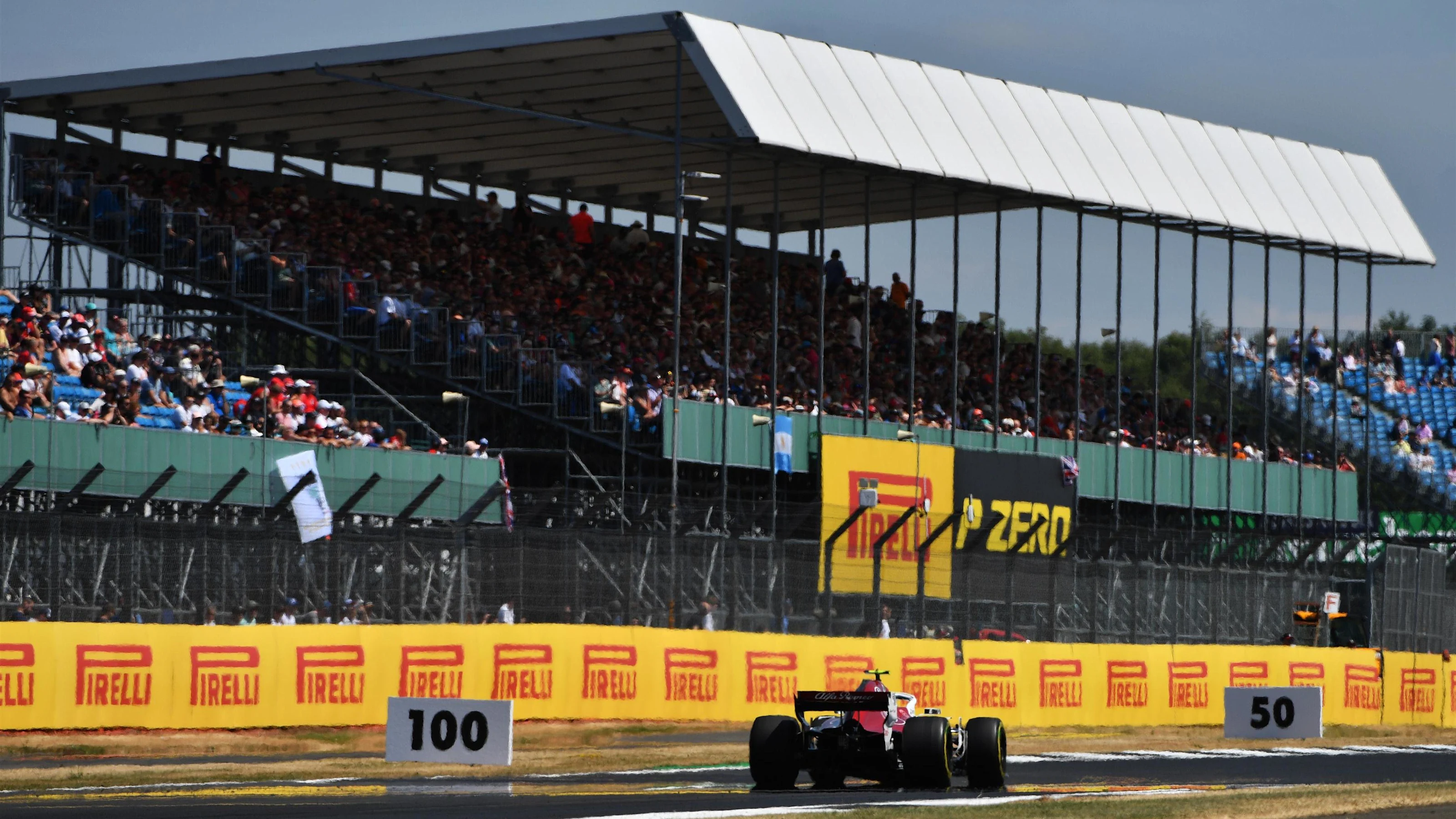 Charles Leclerc (MON) Alfa Romeo Sauber C37 at Formula One World Championship, Rd10, British Grand