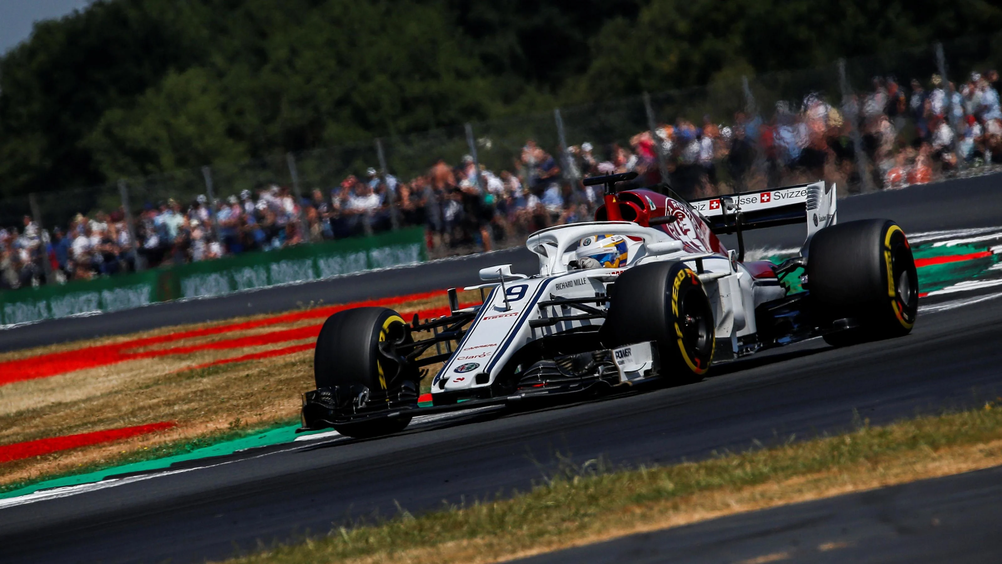 Marcus Ericsson (SWE) Alfa Romeo Sauber C37 at Formula One World Championship, Rd10, British Grand
