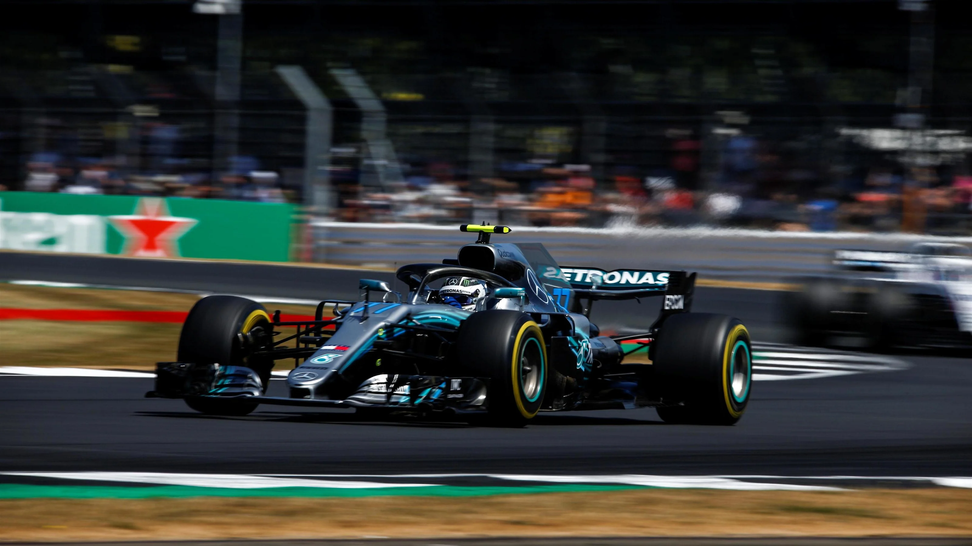 Valtteri Bottas (FIN) Mercedes-AMG F1 W09 EQ Power+ at Formula One World Championship, Rd10,