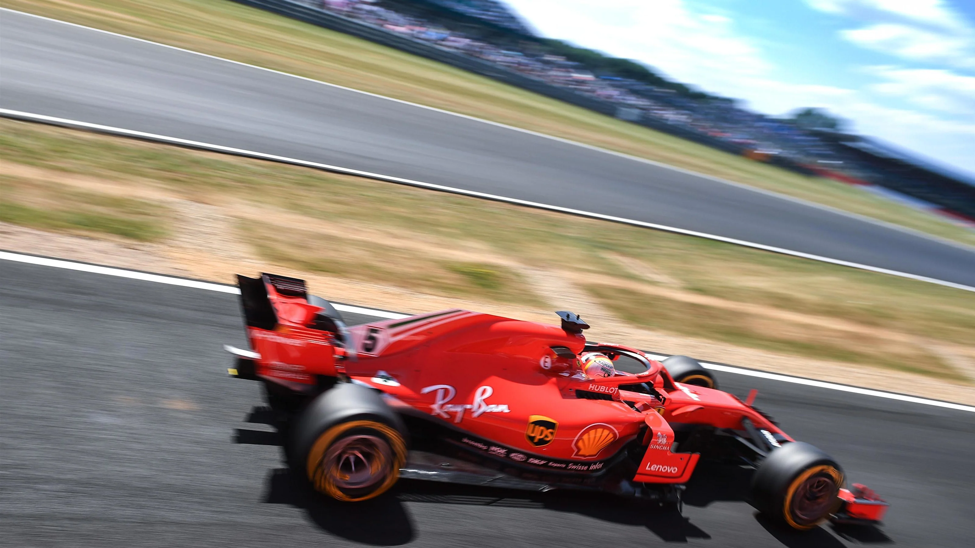 Sebastian Vettel (GER) Ferrari SF-71H at Formula One World Championship, Rd10, British Grand Prix,