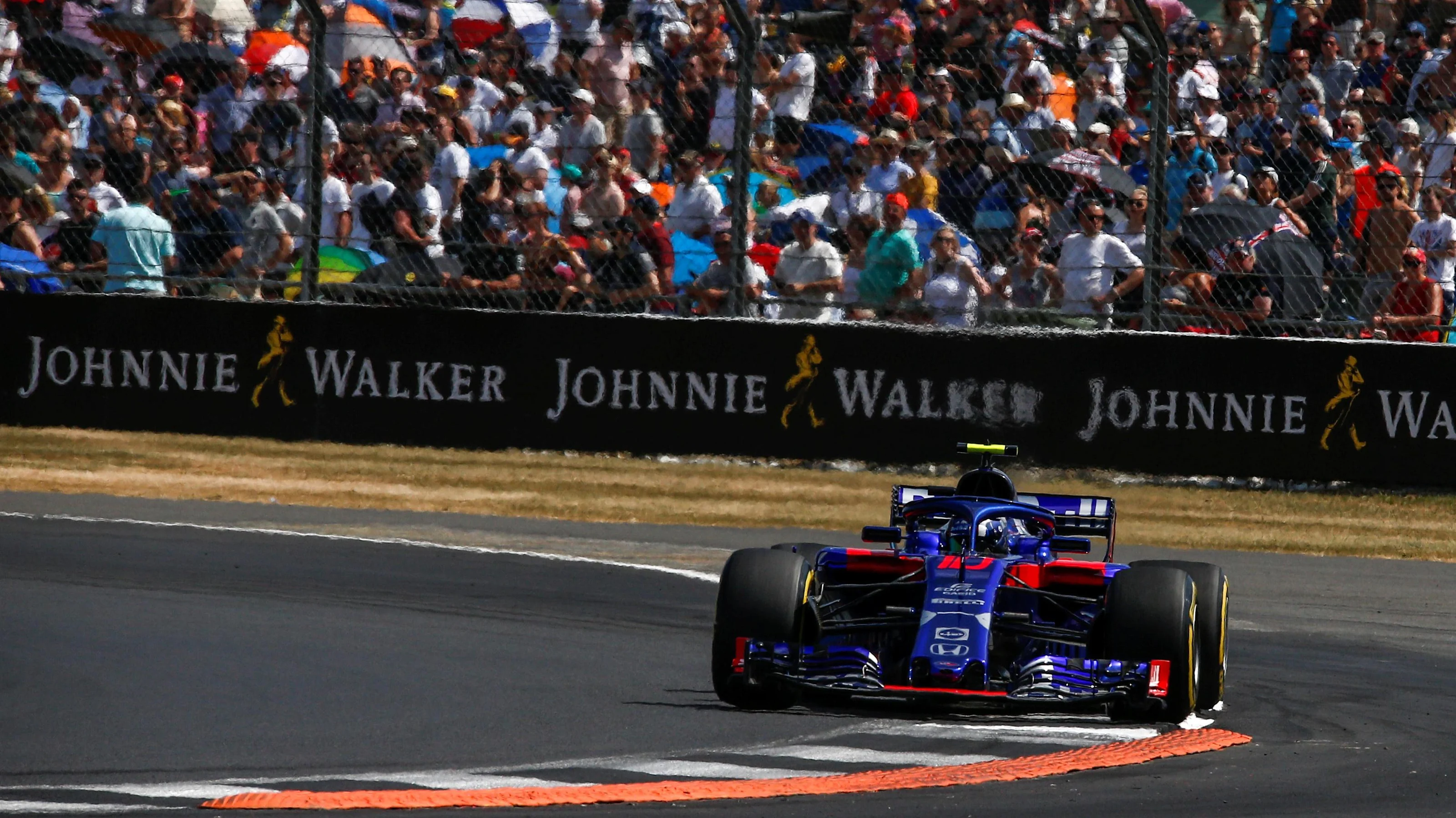 Pierre Gasly (FRA) Scuderia Toro Rosso STR13 at Formula One World Championship, Rd10, British Grand