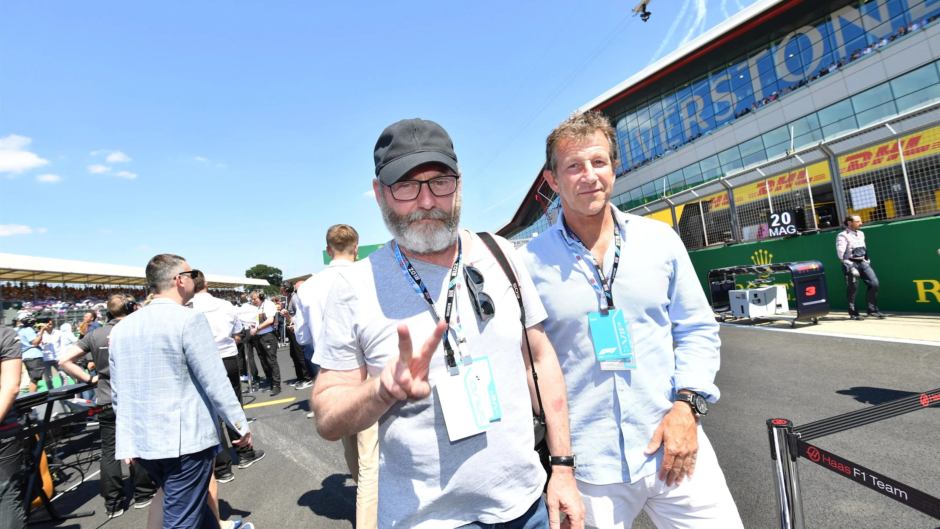 Liam Cunningham (IRE) Actor at Formula One World Championship, Rd10, British Grand Prix, Race,