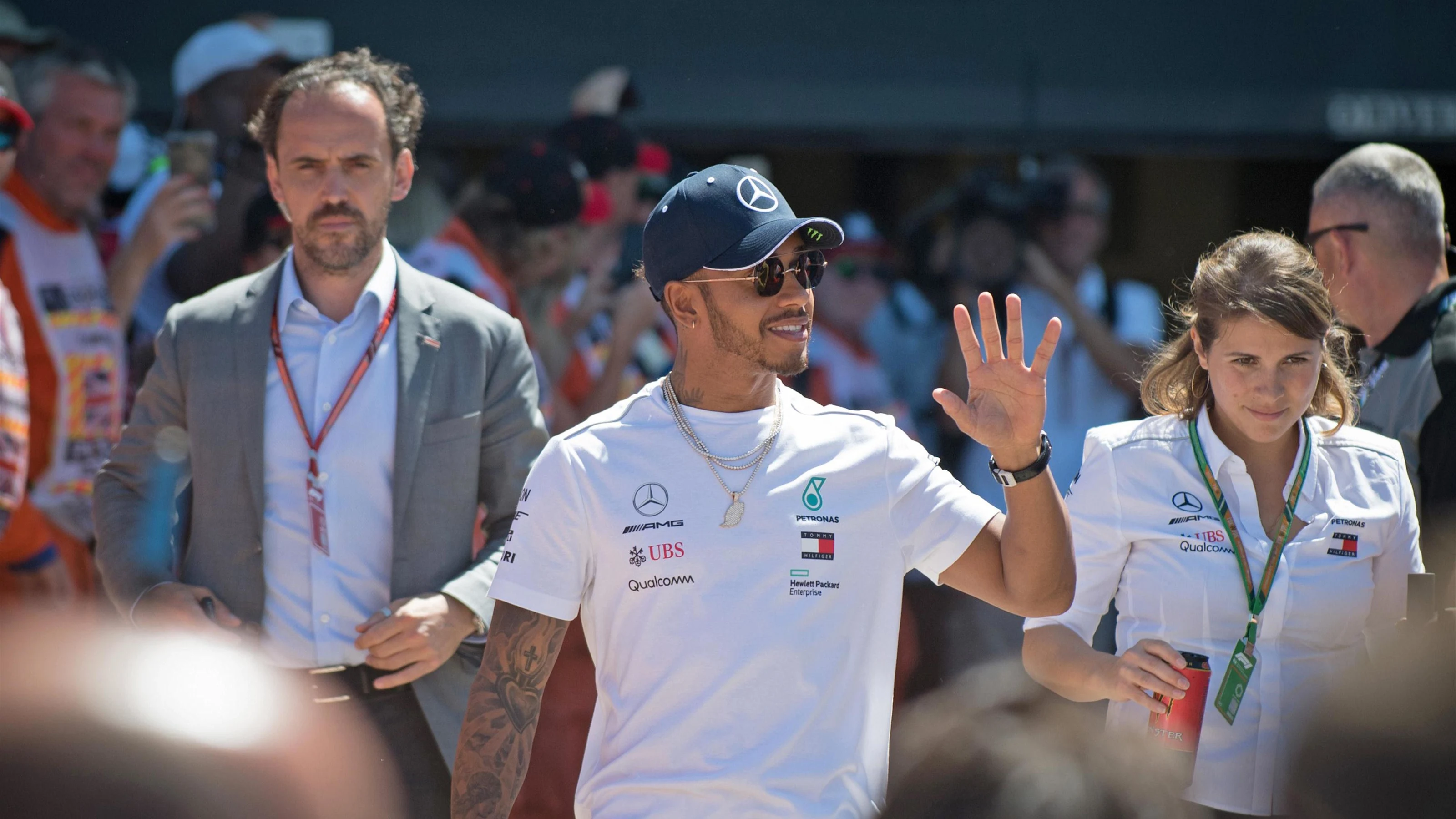 Lewis Hamilton (GBR) Mercedes-AMG F1 at Formula One World Championship, Rd10, British Grand Prix,