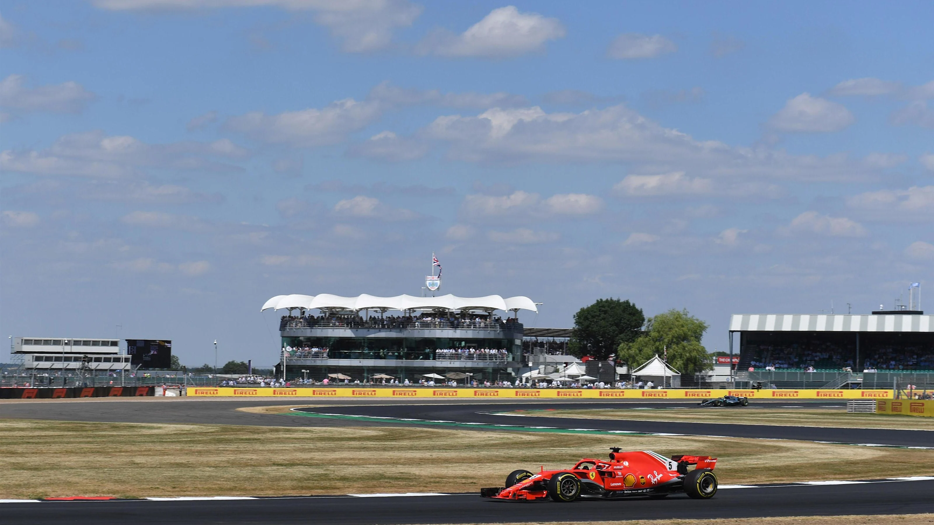 Sebastian Vettel (GER) Ferrari SF-71H at Formula One World Championship, Rd10, British Grand Prix,
