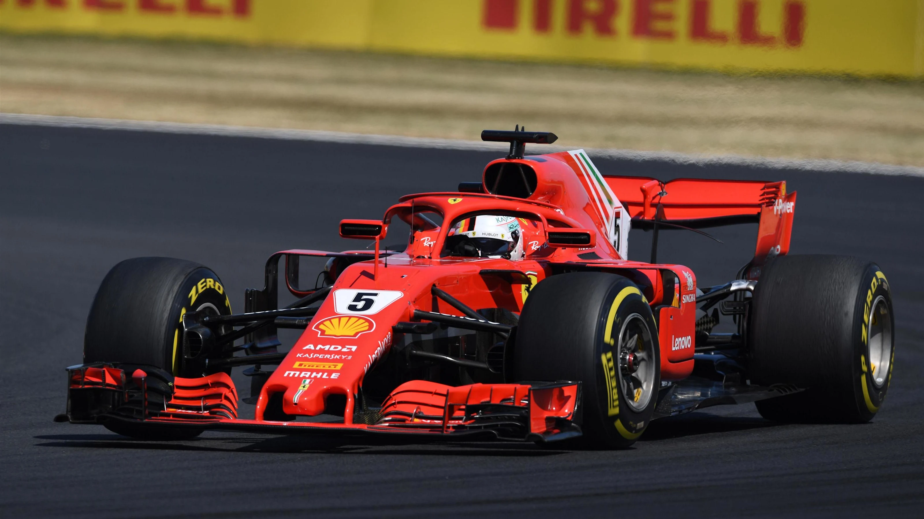Sebastian Vettel (GER) Ferrari SF-71H at Formula One World Championship, Rd10, British Grand Prix,