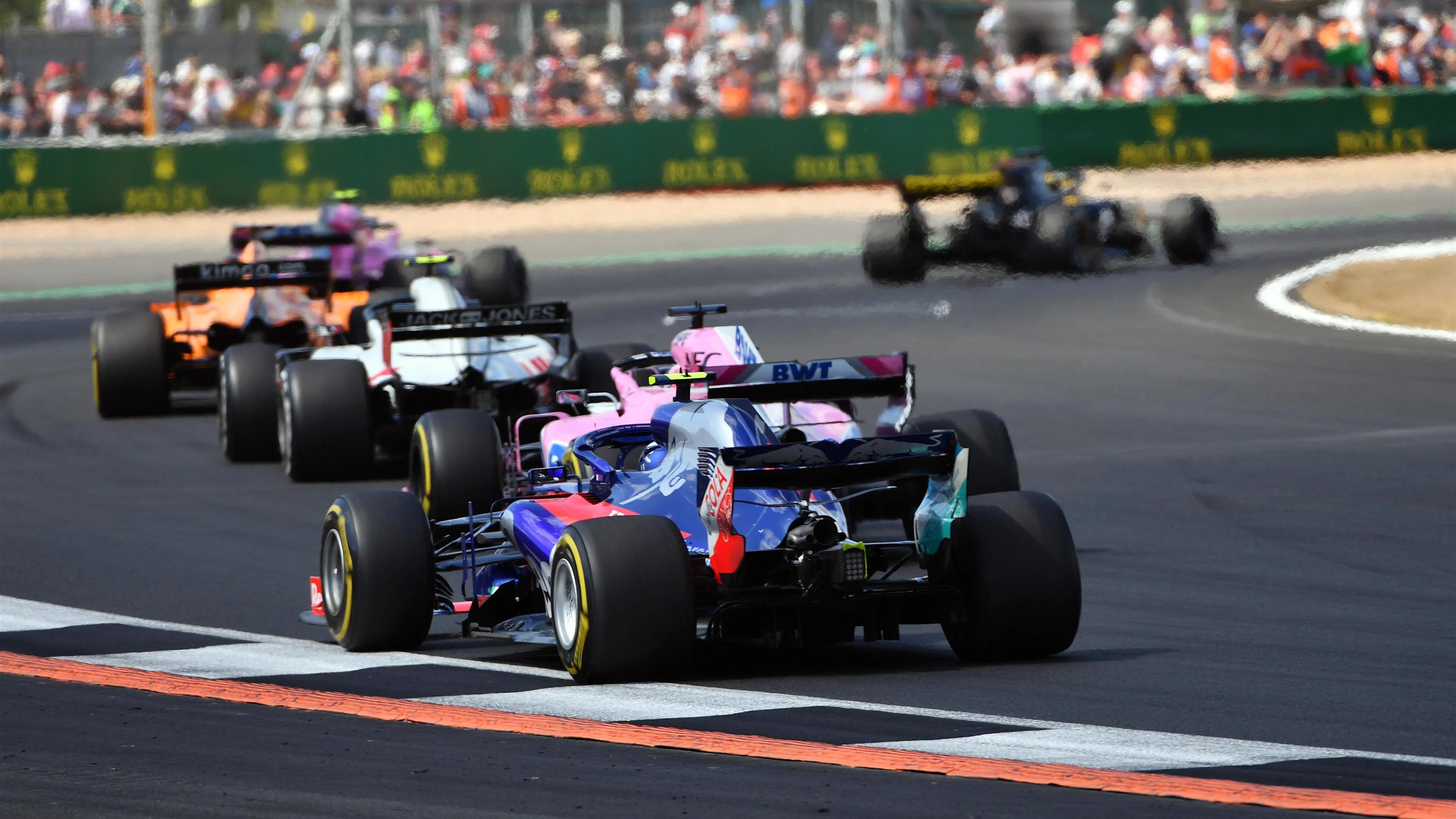 Pierre Gasly (FRA) Scuderia Toro Rosso STR13 at Formula One World Championship, Rd10, British Grand