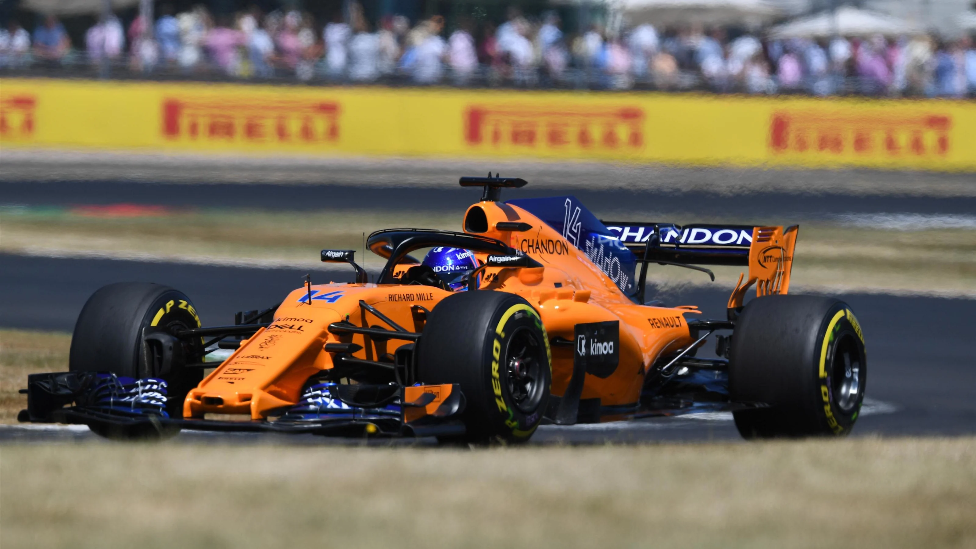 Fernando Alonso (ESP) McLaren MCL33 at Formula One World Championship, Rd10, British Grand Prix,