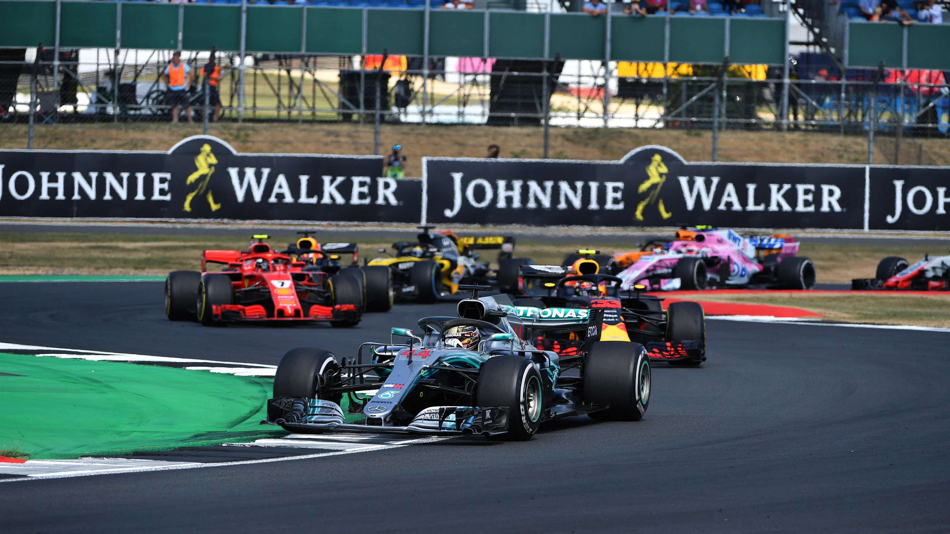 Lewis Hamilton (GBR) Mercedes-AMG F1 W09 EQ Power+ at Formula One World Championship, Rd10, British