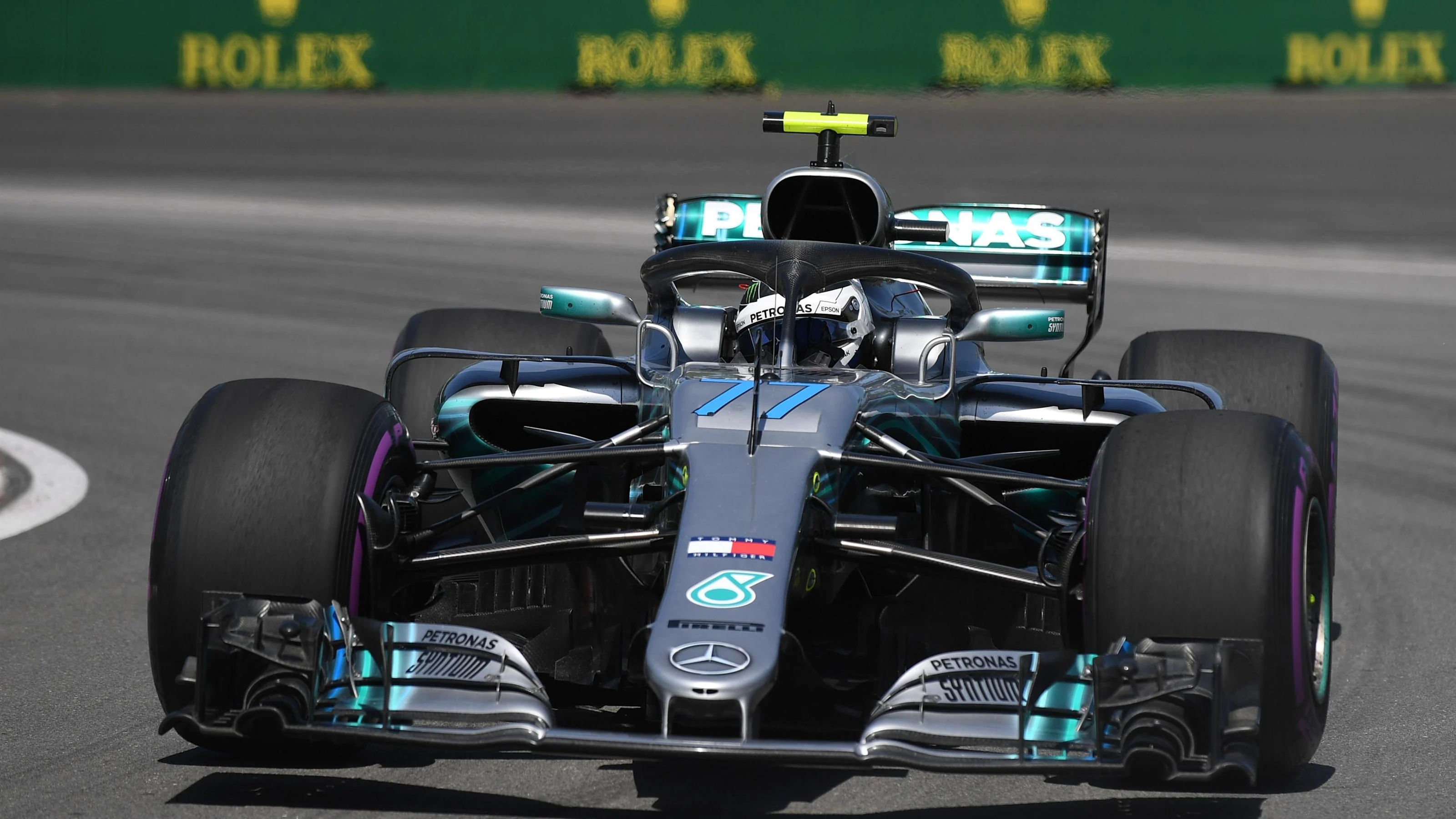 Valtteri Bottas (FIN) Mercedes-AMG F1 W09 EQ Power+ at Formula One World Championship, Rd7,
