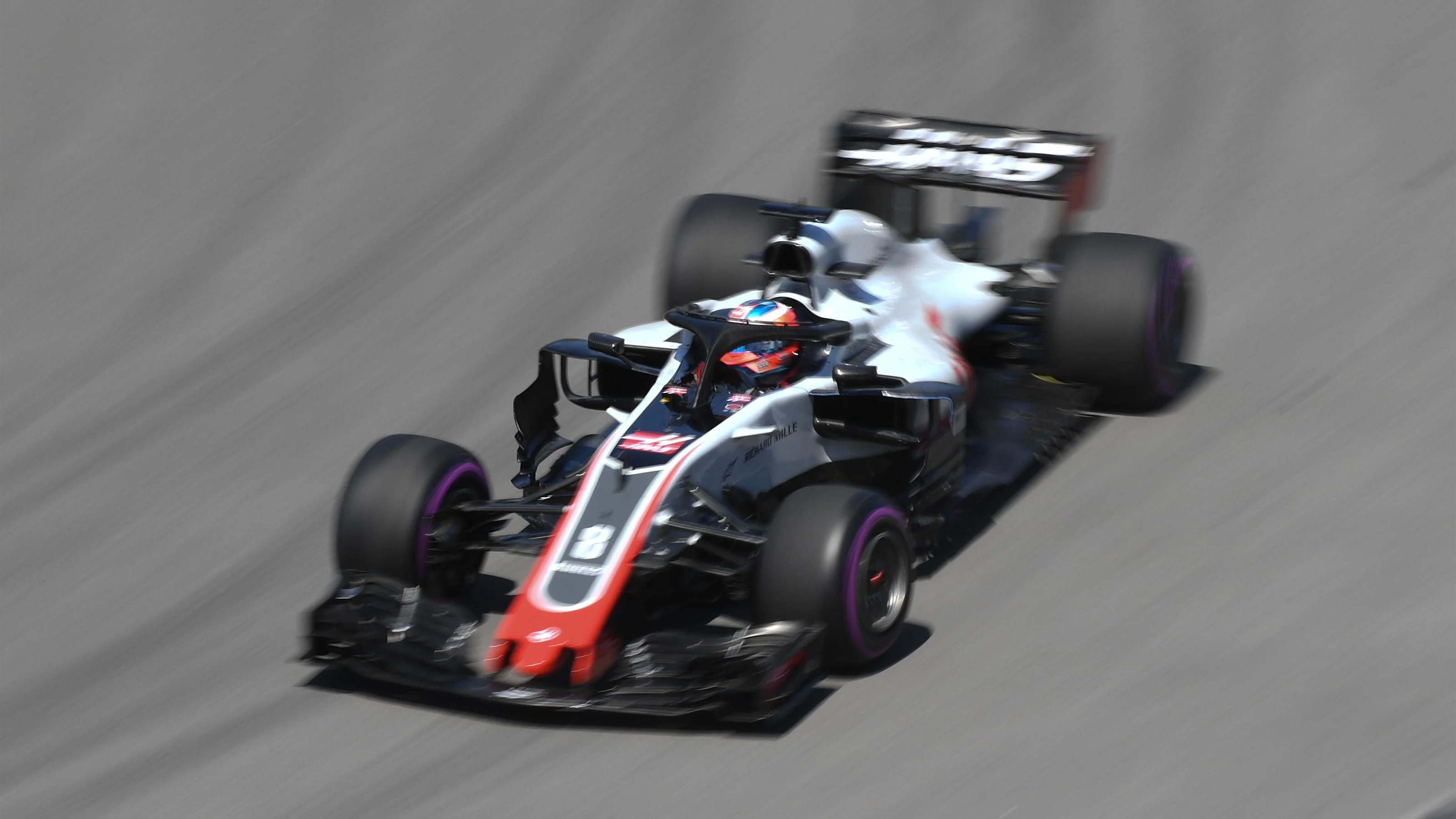 Romain Grosjean (FRA) Haas VF-18 at Formula One World Championship, Rd7, Canadian Grand Prix,