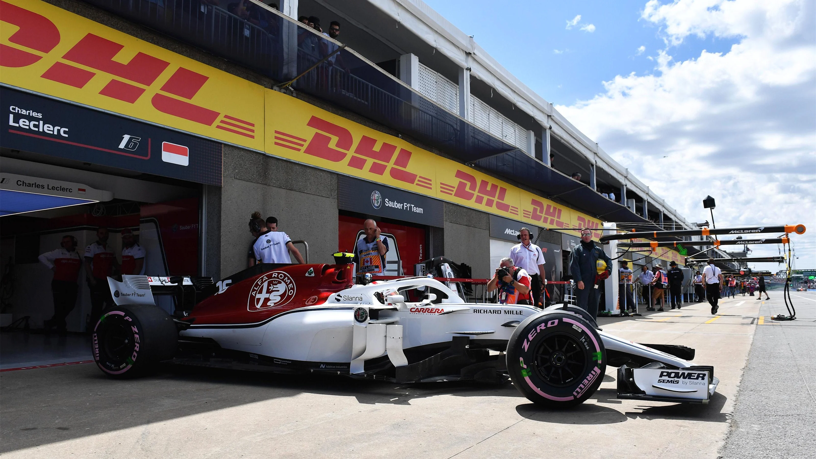 Charles Leclerc (MON) Alfa Romeo Sauber C37 at Formula One World Championship, Rd7, Canadian Grand
