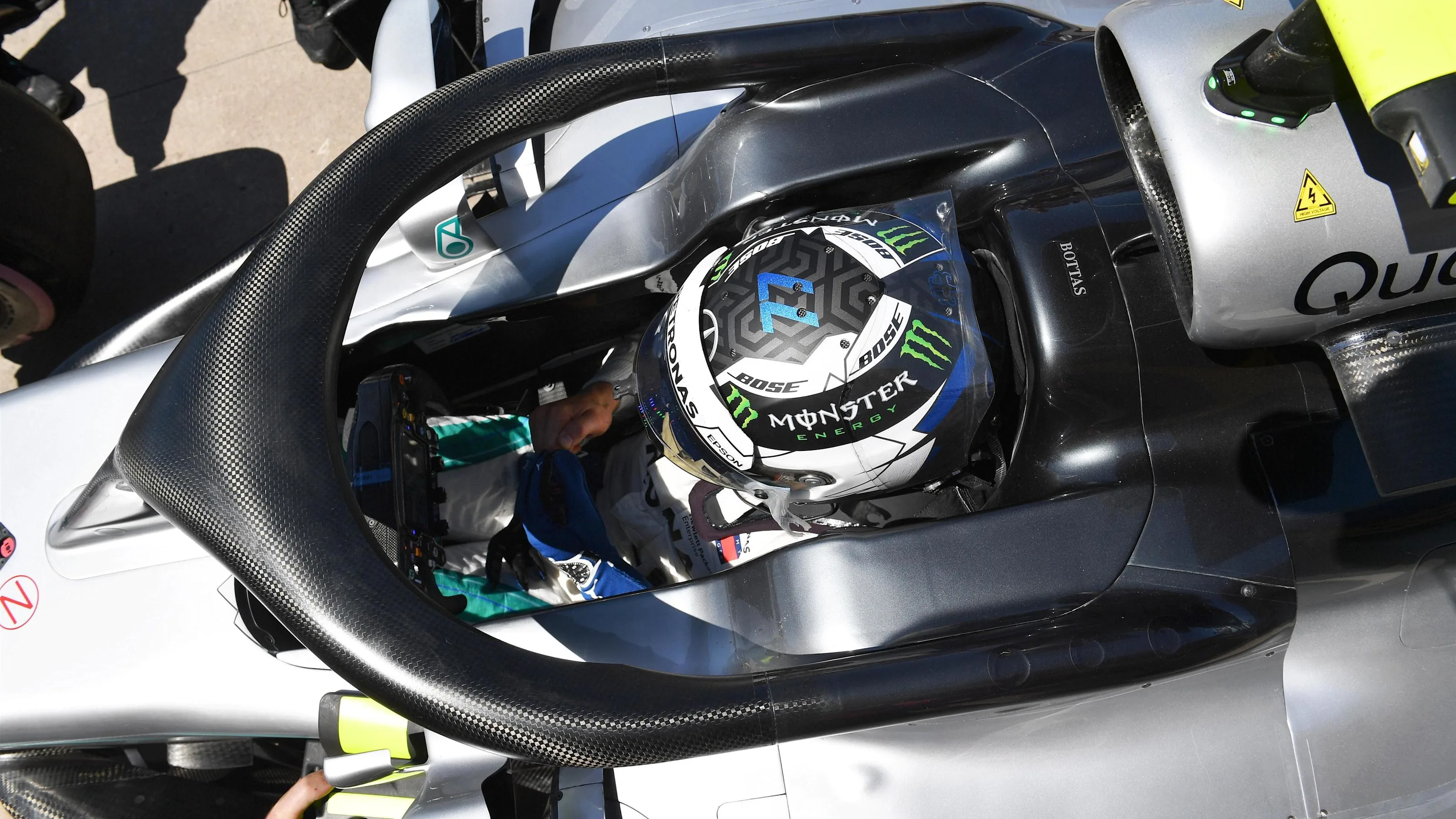 Valtteri Bottas (FIN) Mercedes-AMG F1 W09 EQ Power+ at Formula One World Championship, Rd7,