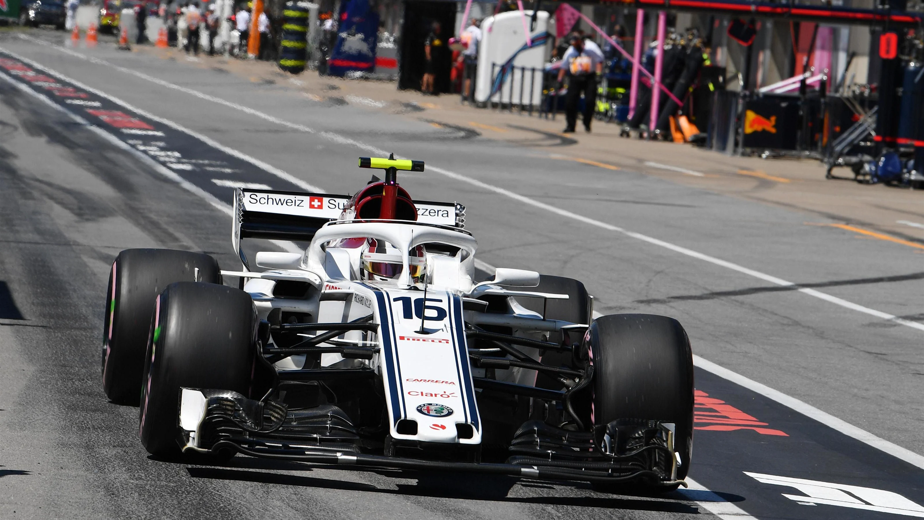 Charles Leclerc (MON) Alfa Romeo Sauber C37 at Formula One World Championship, Rd7, Canadian Grand