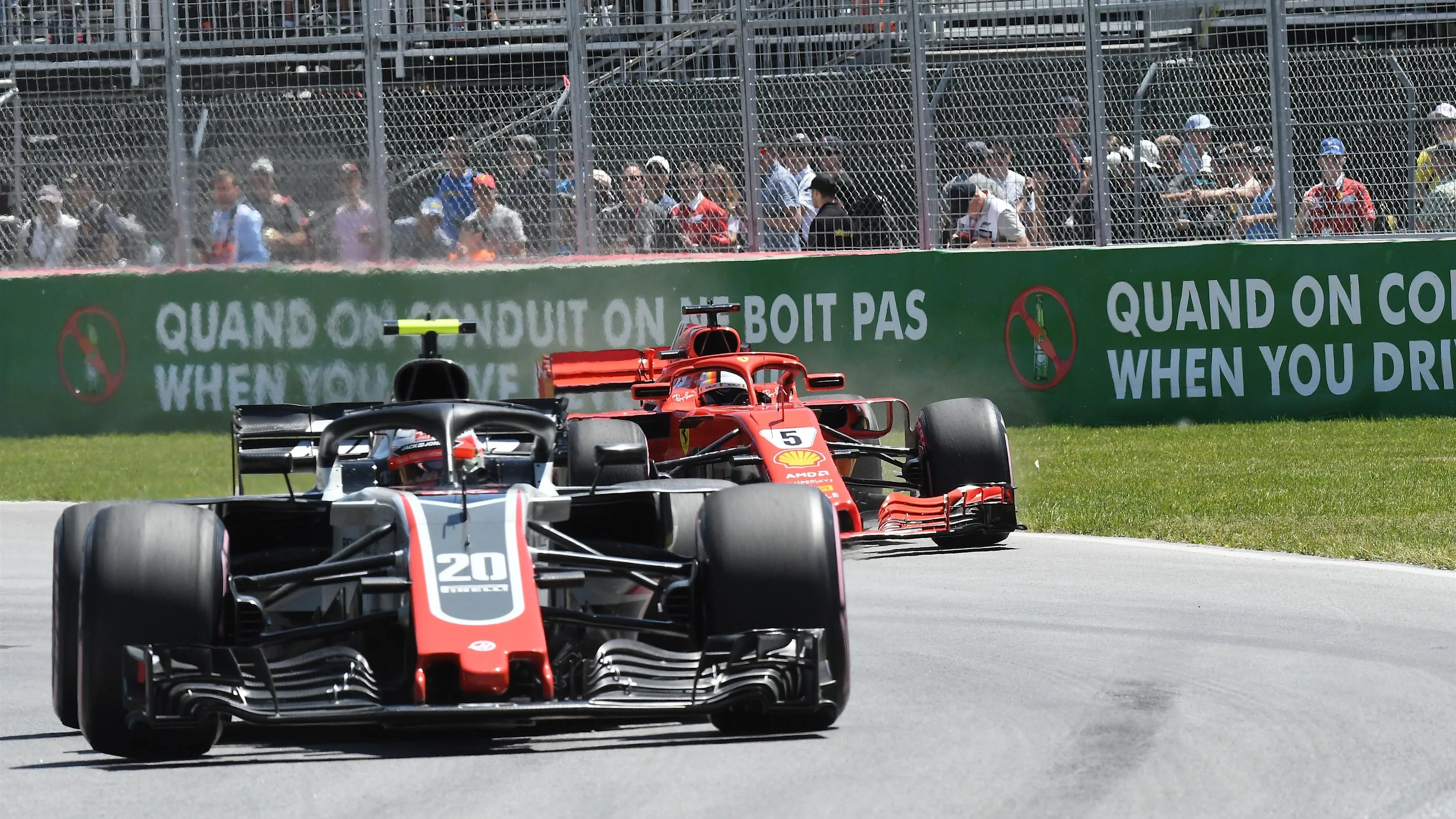 Kevin Magnussen (DEN) Haas VF-18 at Formula One World Championship, Rd7, Canadian Grand Prix,