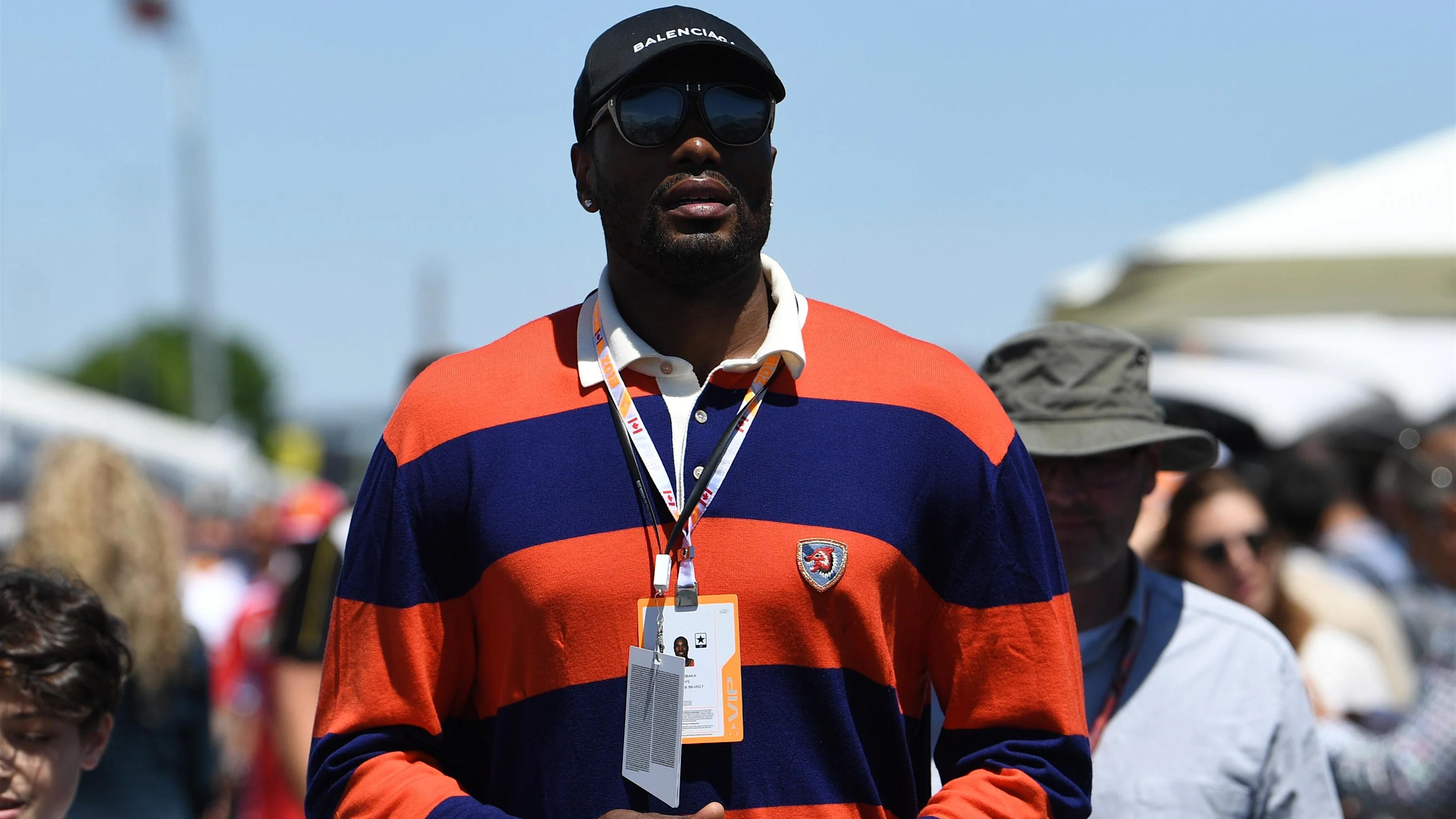 Serge Ibaka (ESP) Basketball Player at Formula One World Championship, Rd7, Canadian Grand Prix,