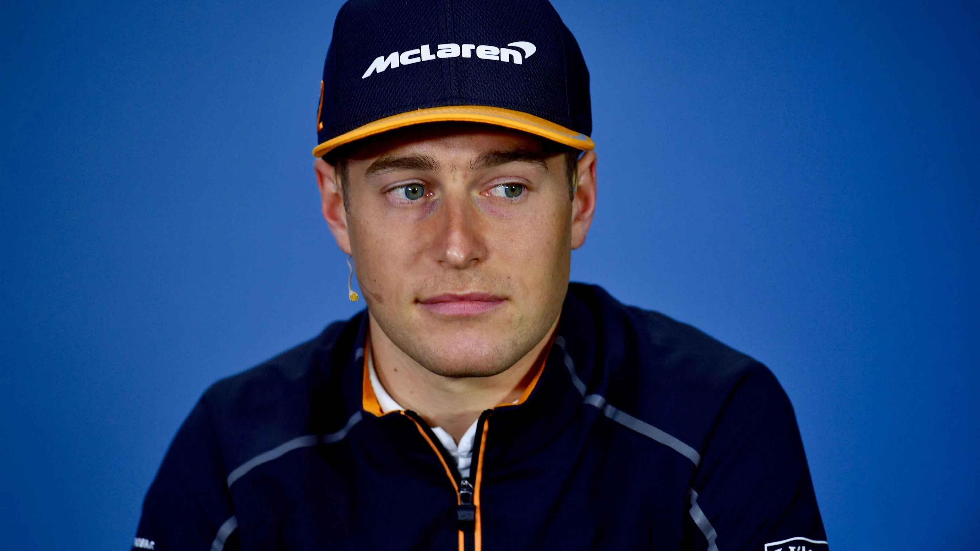 Stoffel Vandoorne (BEL) McLaren in the Press Conference at Formula One World Championship, Rd7,