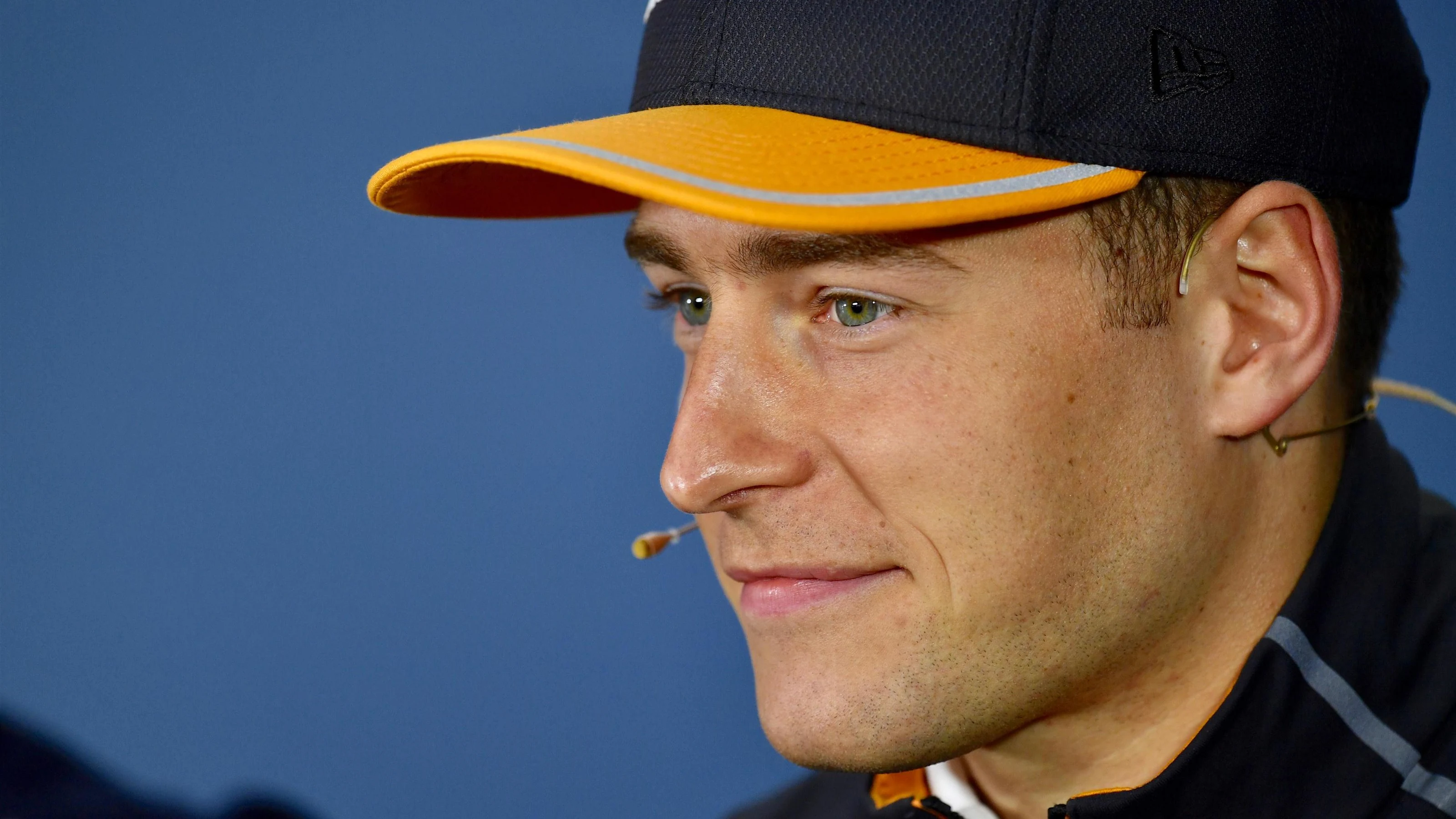 Stoffel Vandoorne (BEL) McLaren in the Press Conference at Formula One World Championship, Rd7,