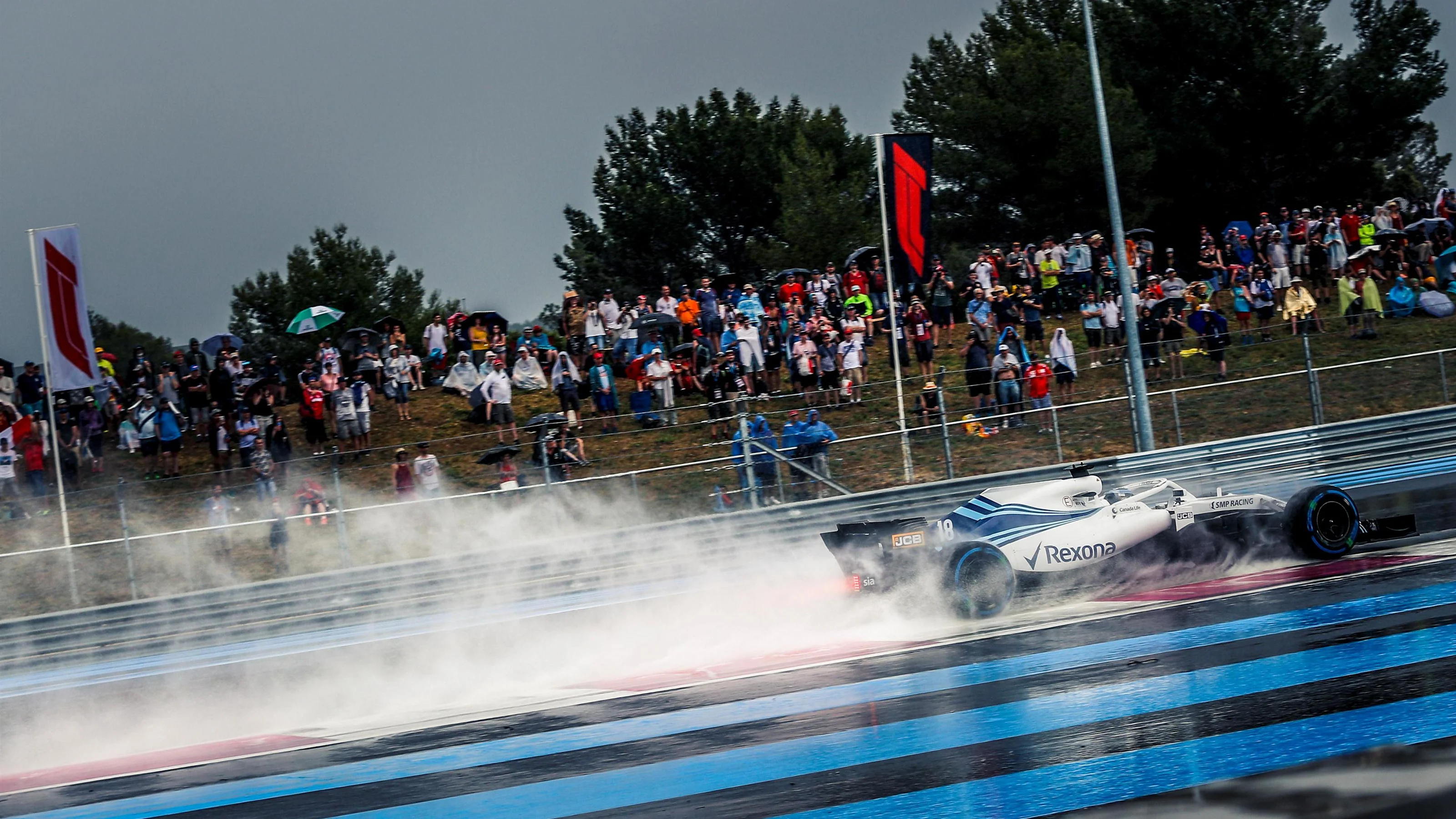 Lance Stroll (CDN) Williams FW41 at Formula One World Championship, Rd8, French Grand Prix,