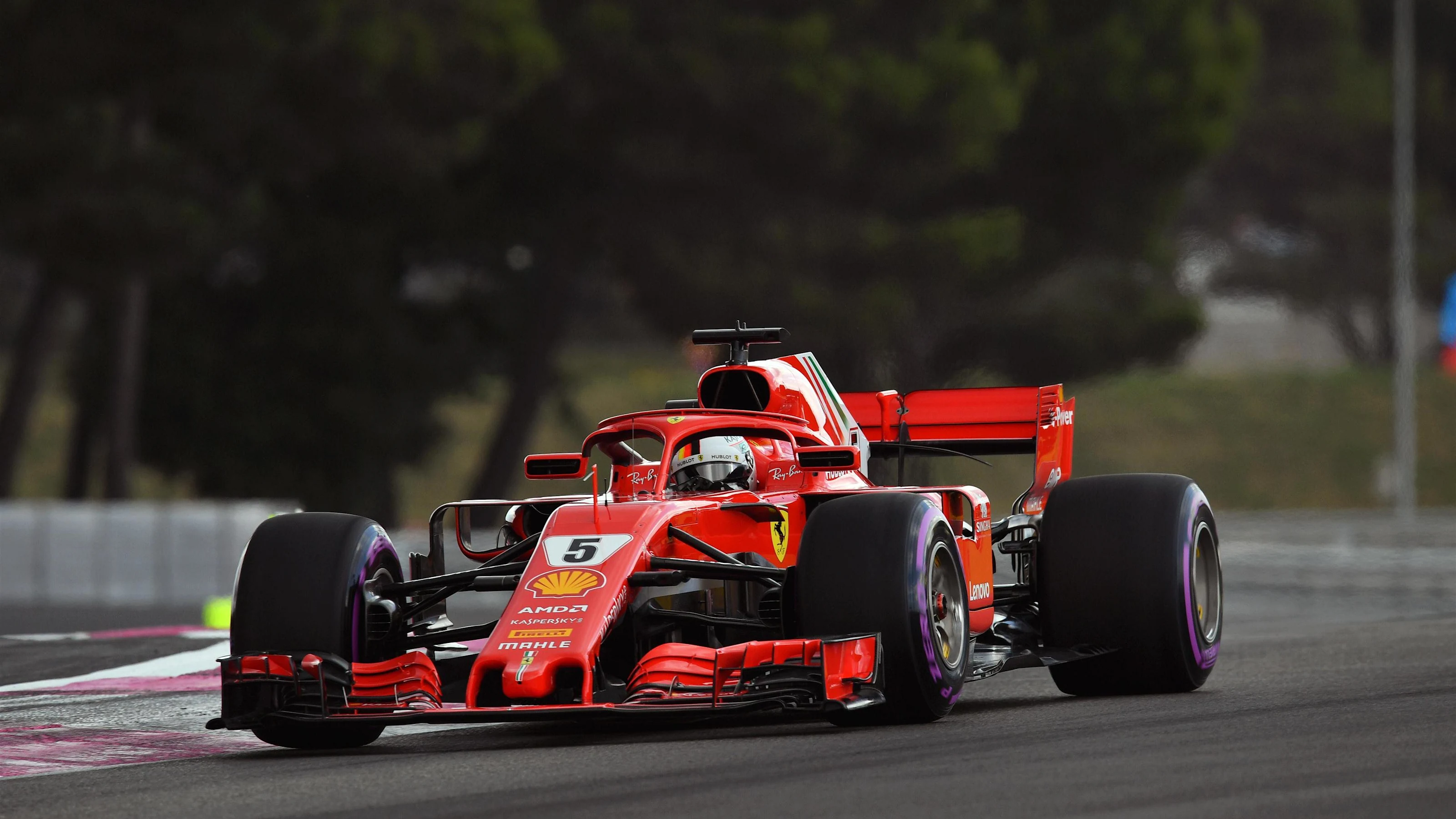 Sebastian Vettel (GER) Ferrari SF-71H at Formula One World Championship, Rd8, French Grand Prix,