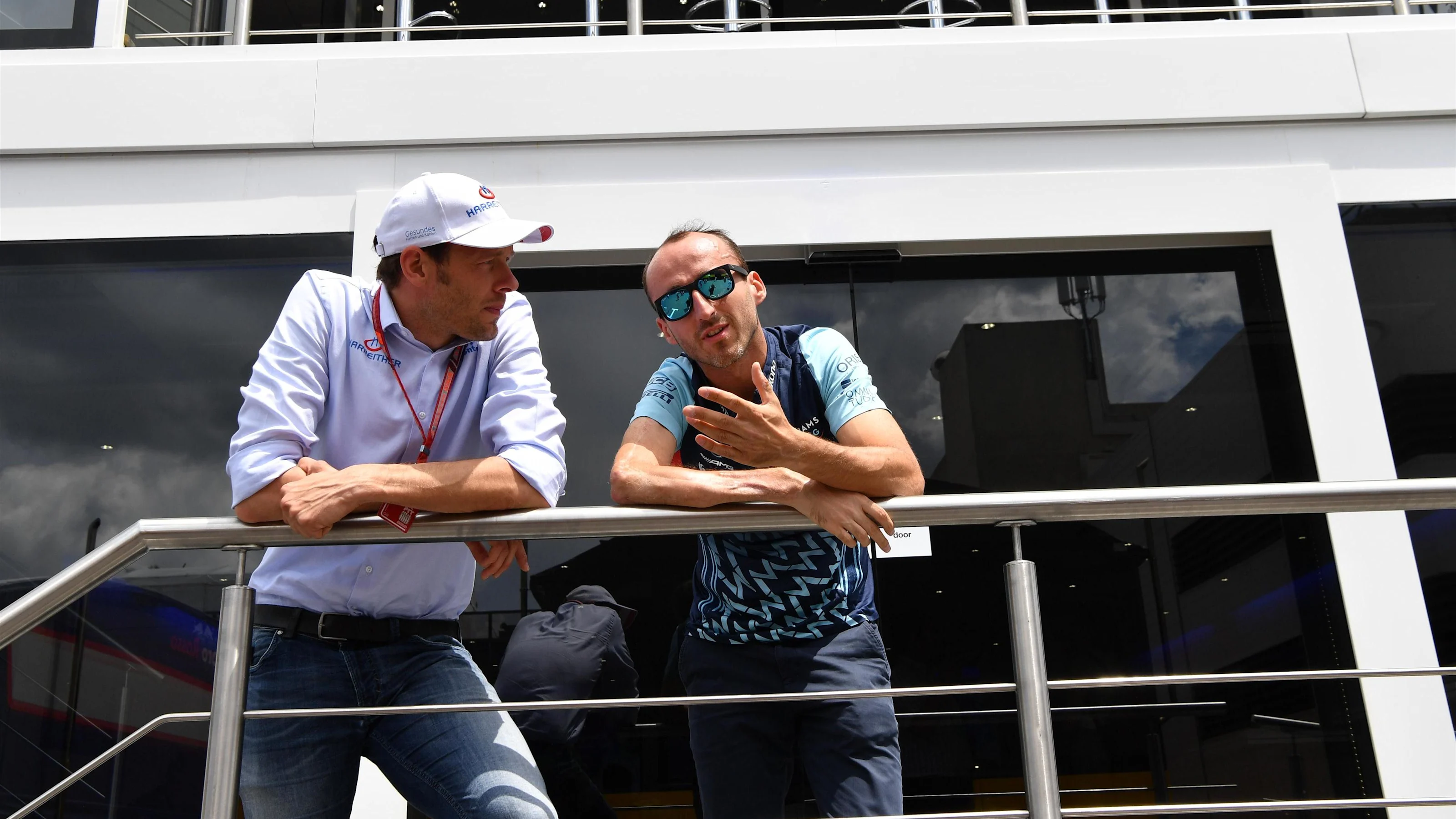 Robert Kubica (POL) Williams and Alex Wurz (AUT) Williams Driver Coach at Formula One World