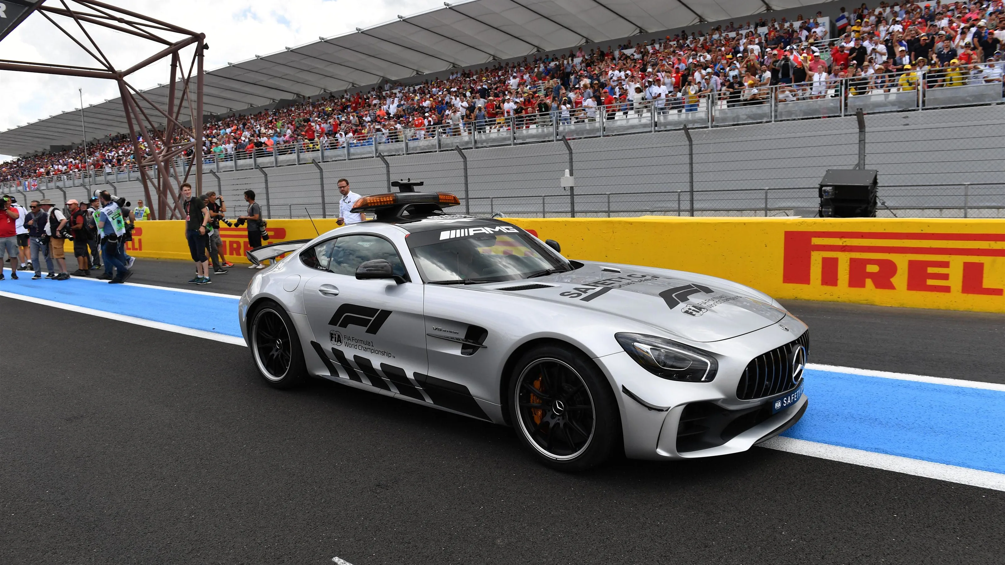 Safety car at Formula One World Championship, Rd8, French Grand Prix, Race, Paul Ricard, France,
