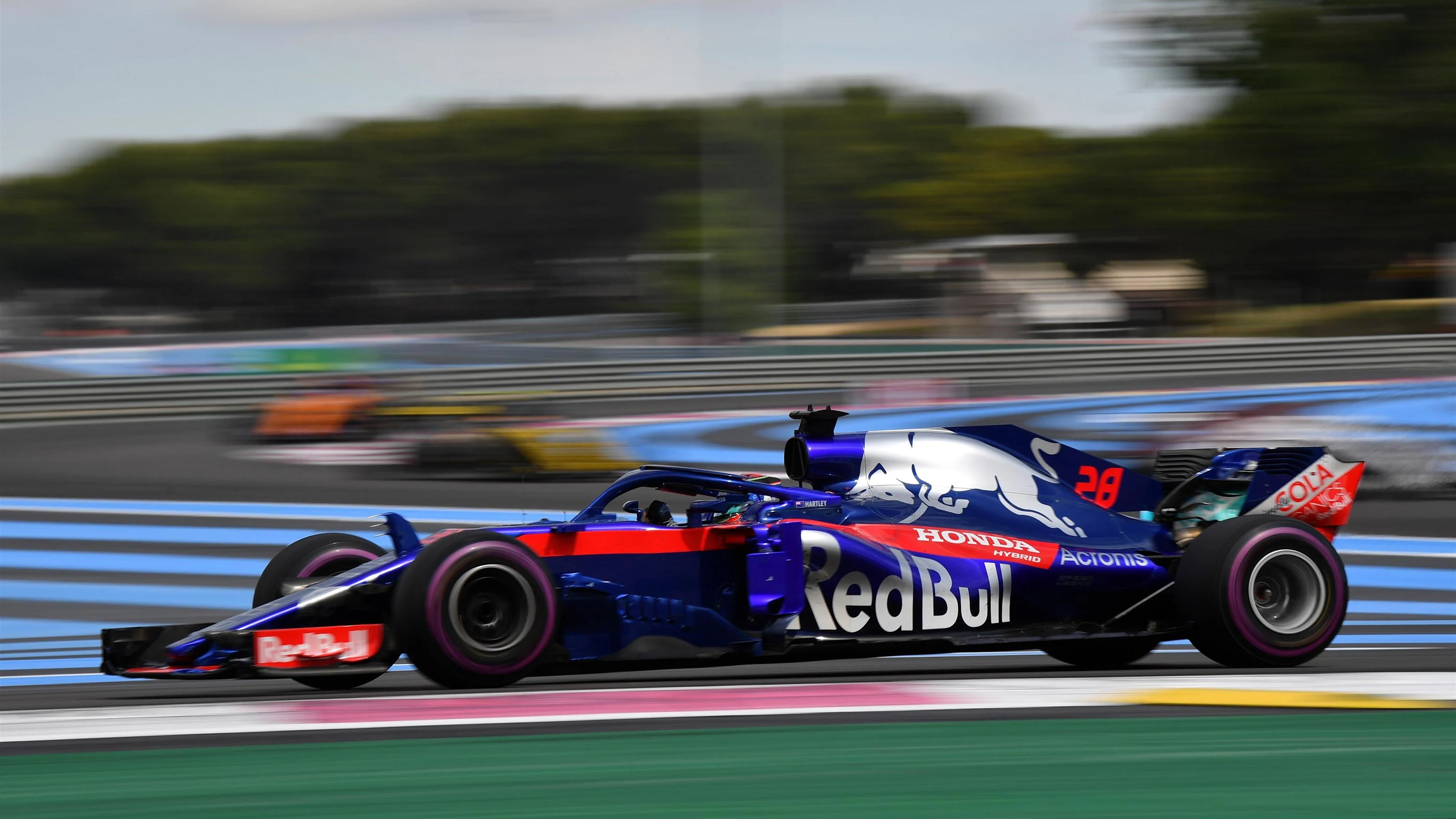 Brendon Hartley (NZL) Scuderia Toro Rosso STR13 at Formula One World Championship, Rd8, French