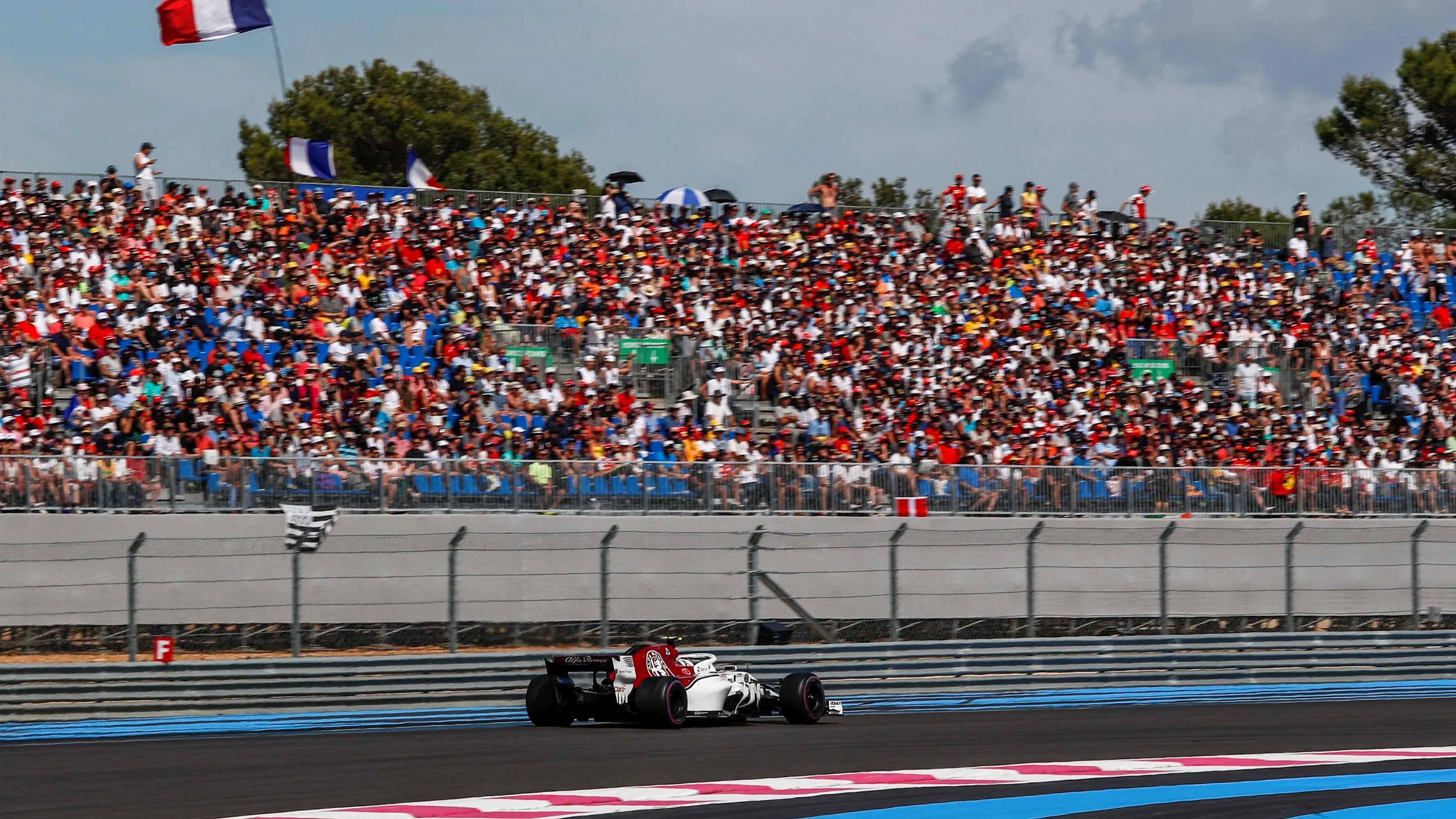 Charles Leclerc (MON) Alfa Romeo Sauber C37 at Formula One World Championship, Rd8, French Grand