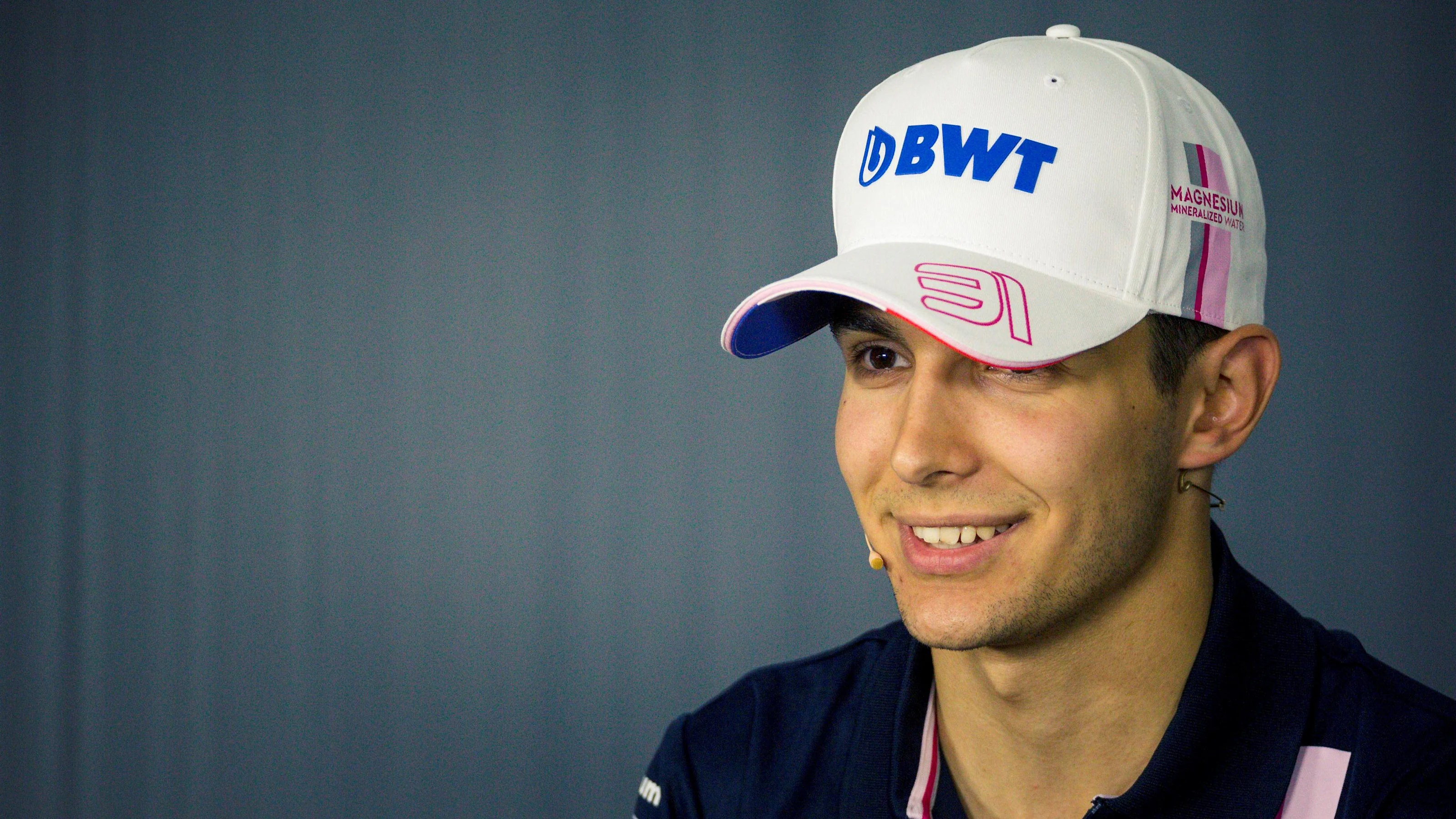 Esteban Ocon (FRA) Force India F1 in the Press Conference at Formula One World Championship, Rd8,