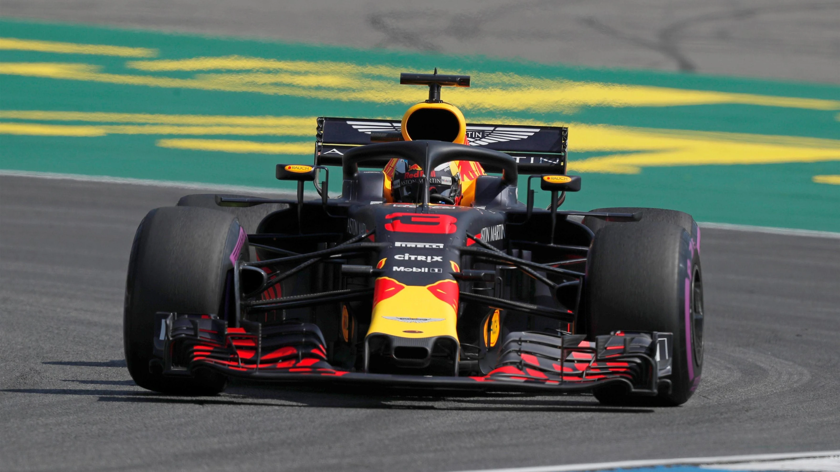 Daniel Ricciardo (AUS) Red Bull Racing RB14 at Formula One World Championship, Rd11, German Grand