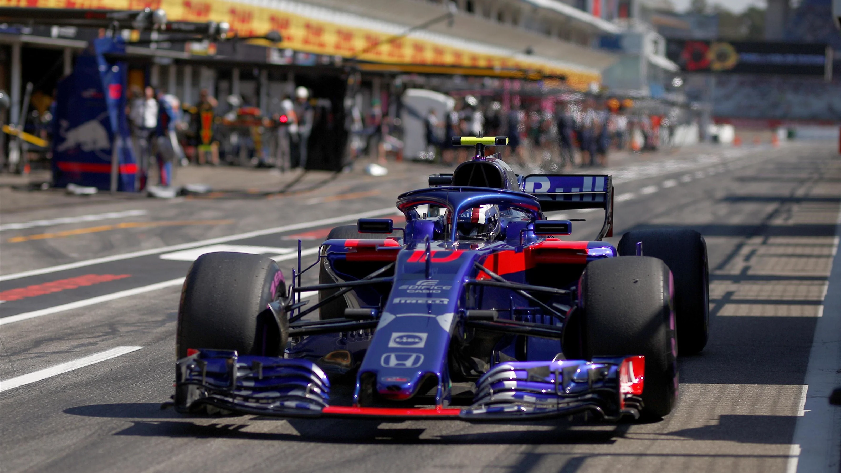 Pierre Gasly (FRA) Scuderia Toro Rosso STR13 at Formula One World Championship, Rd11, German Grand