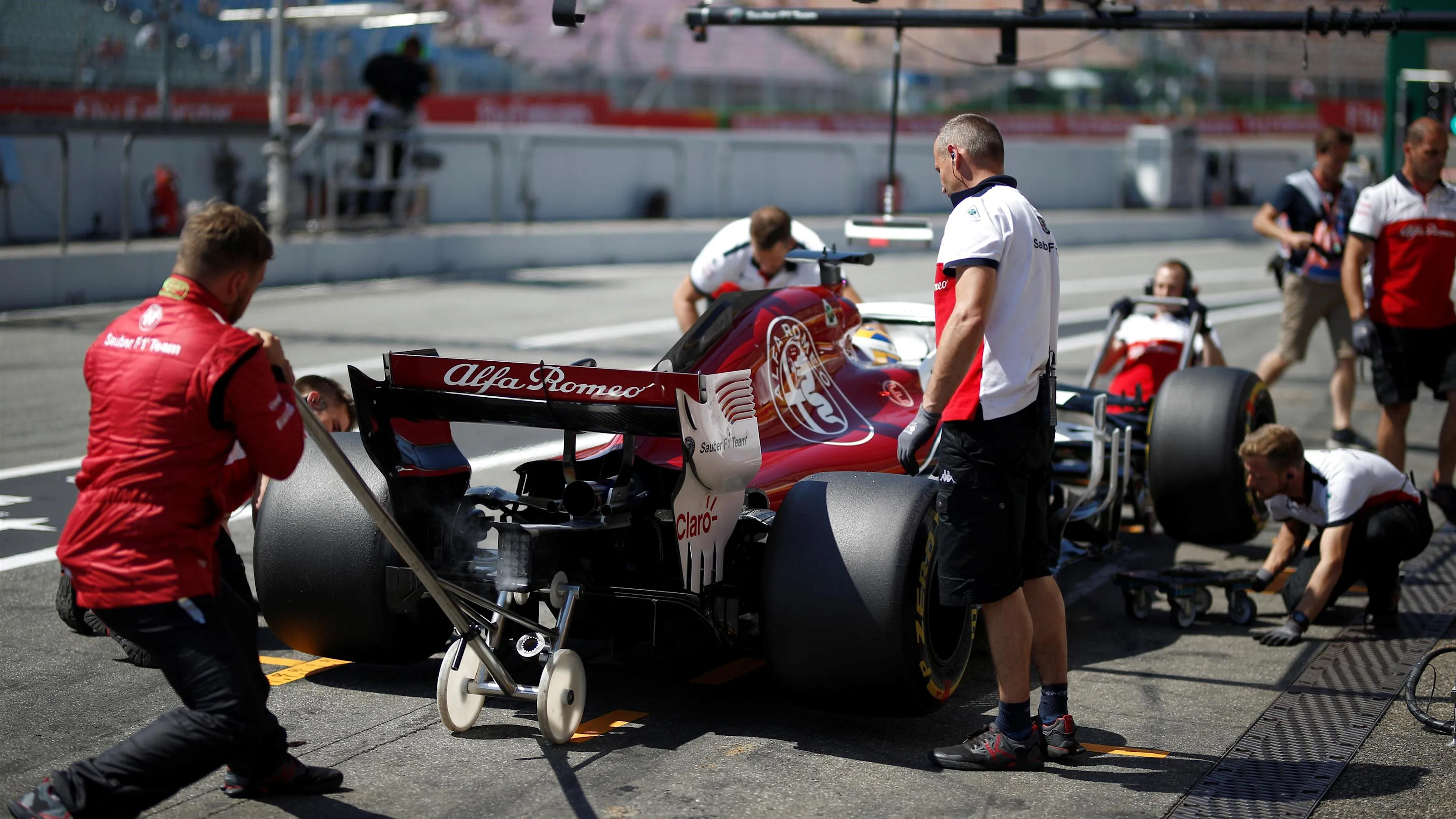 Marcus Ericsson (SWE) Alfa Romeo Sauber C37 at Formula One World Championship, Rd11, German Grand