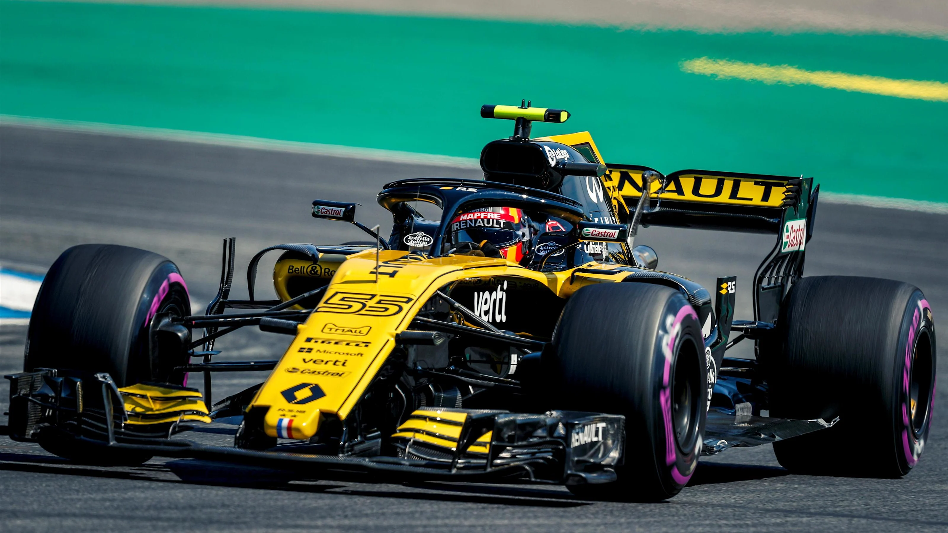 Carlos Sainz jr (ESP) Renault Sport F1 Team RS18 at Formula One World Championship, Rd11, German