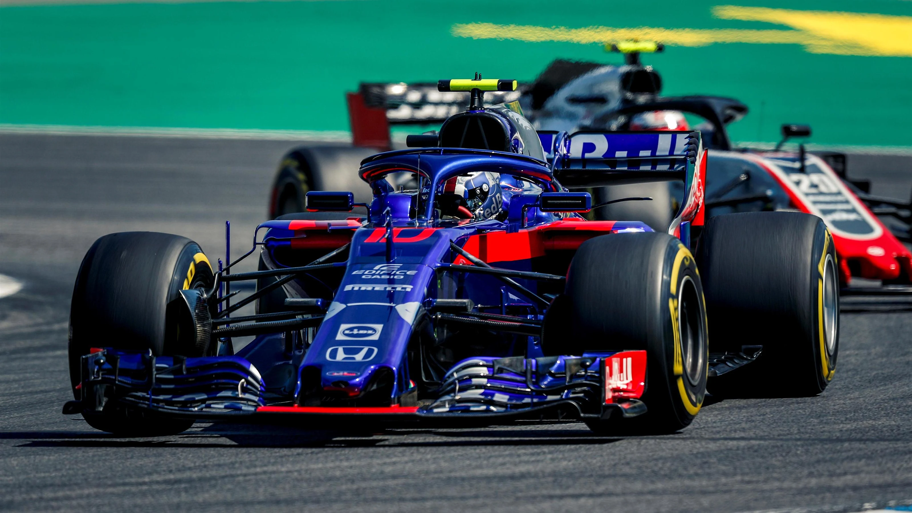 Pierre Gasly (FRA) Scuderia Toro Rosso STR13 at Formula One World Championship, Rd11, German Grand