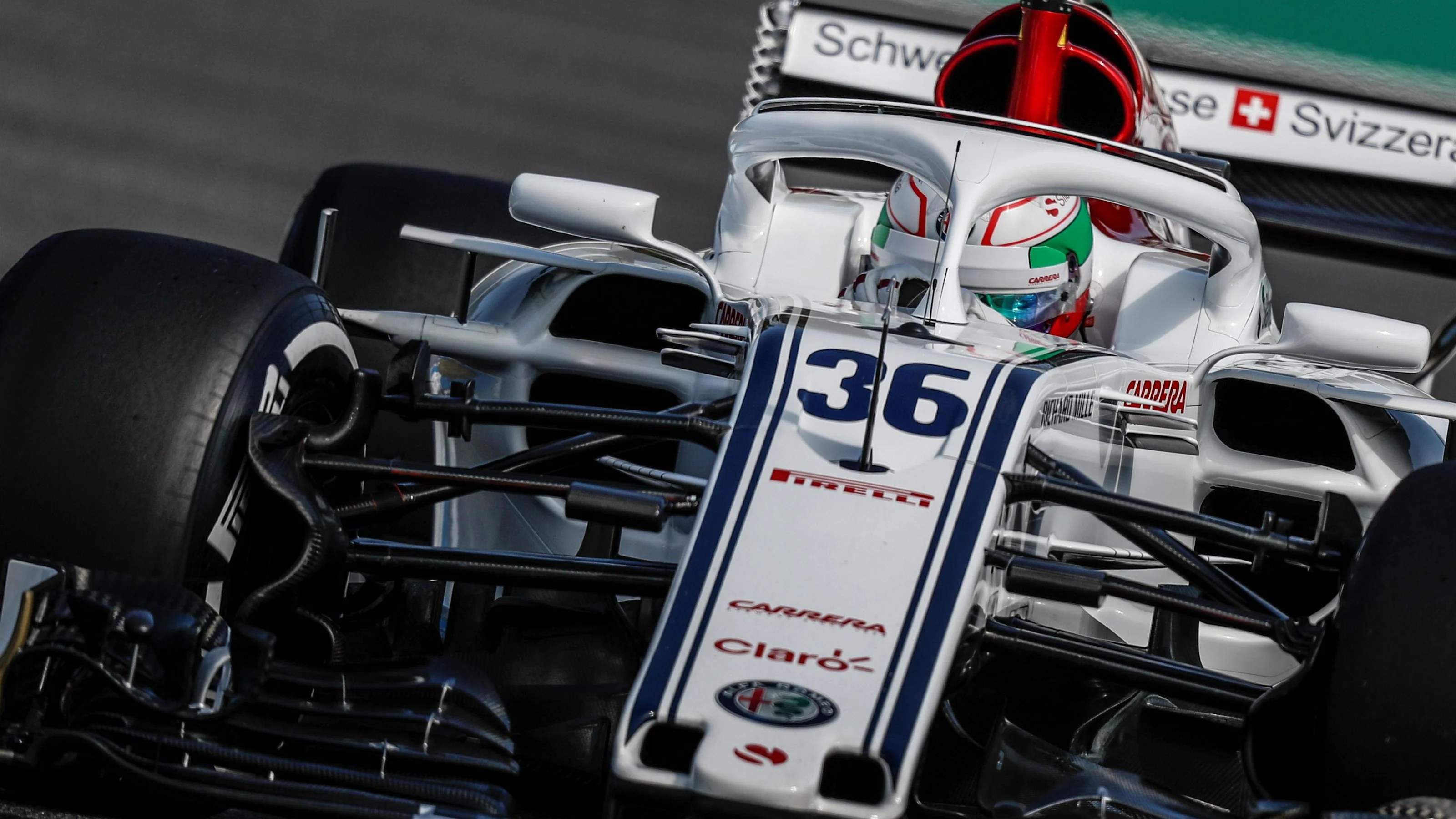 Antonio Giovinazzi (ITA) Alfa Romeo Sauber C37 at Formula One World Championship, Rd11, German