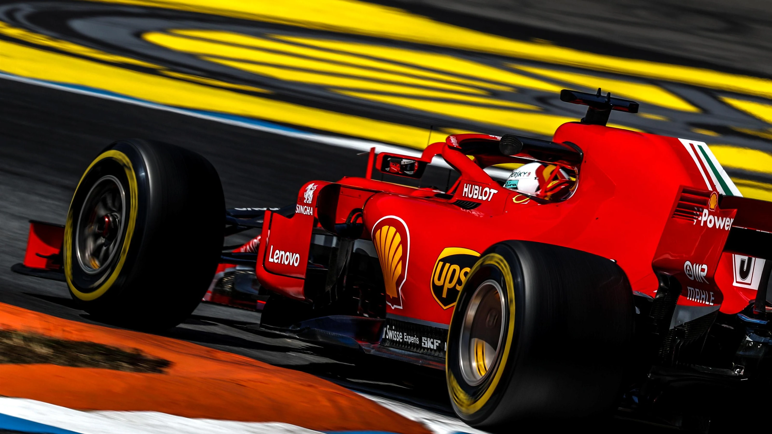 Sebastian Vettel (GER) Ferrari SF-71H at Formula One World Championship, Rd11, German Grand Prix,