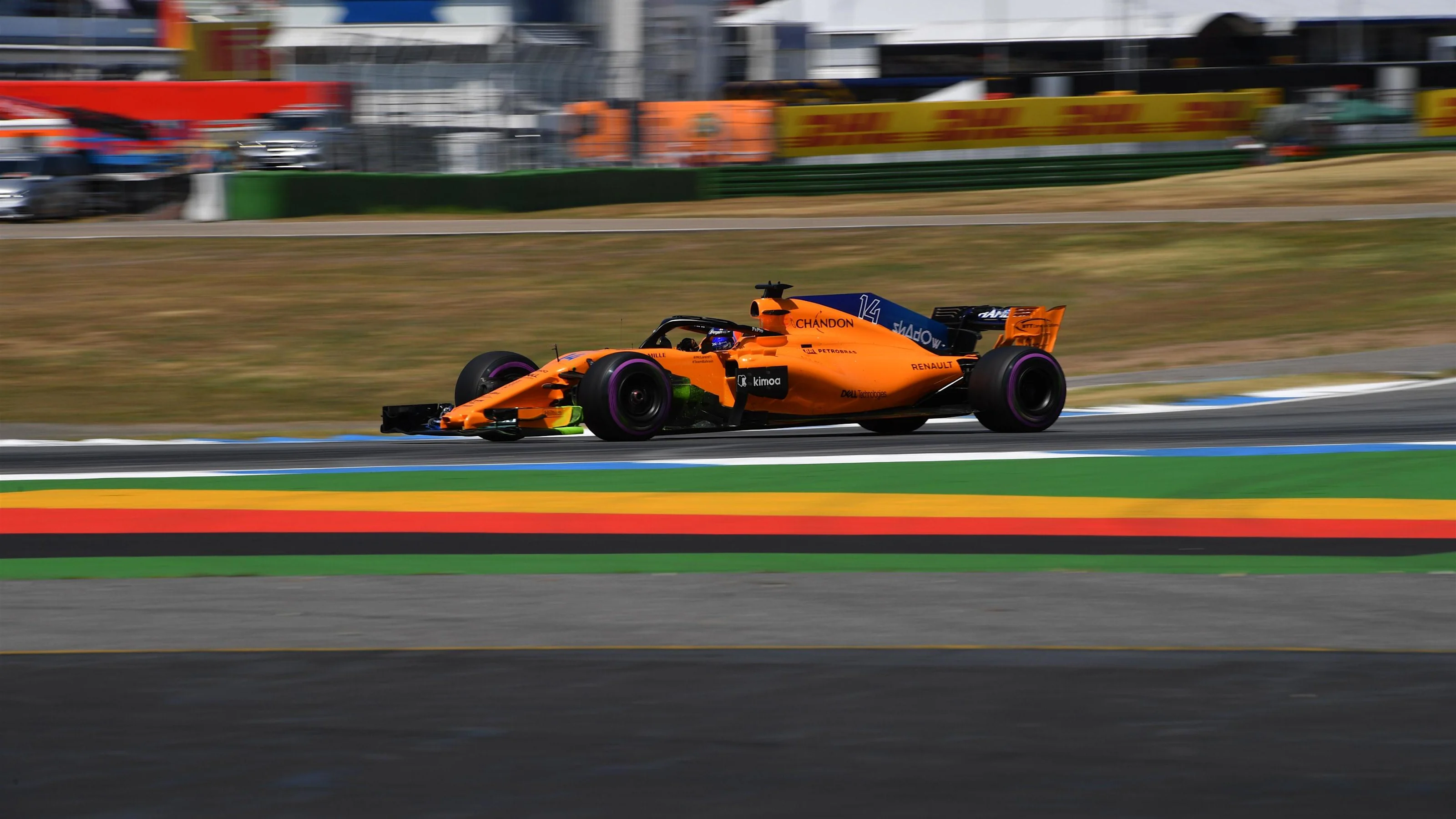 Fernando Alonso (ESP) McLaren MCL33 at Formula One World Championship, Rd11, German Grand Prix,