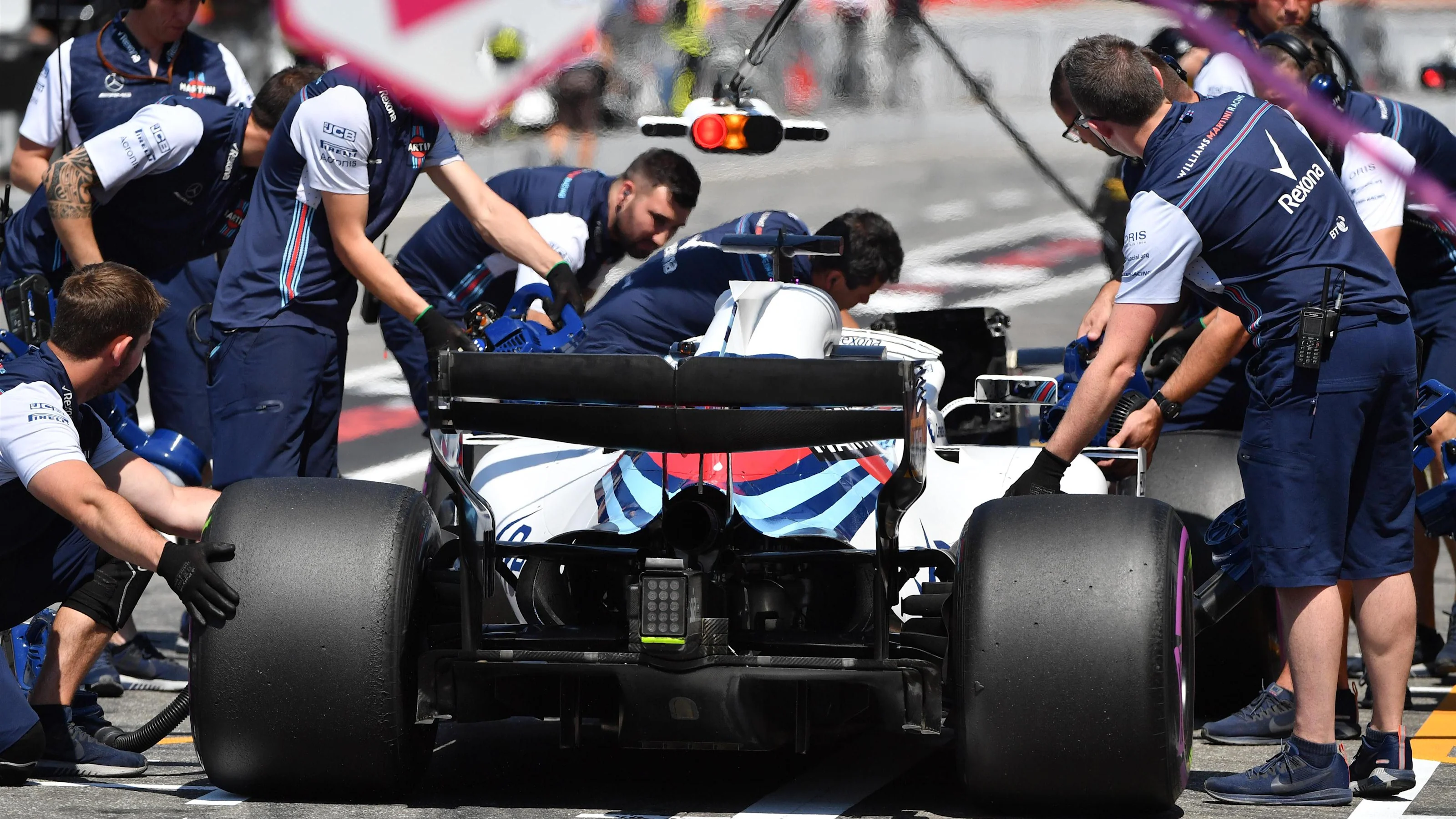 Lance Stroll (CDN) Williams FW41 at Formula One World Championship, Rd11, German Grand Prix,