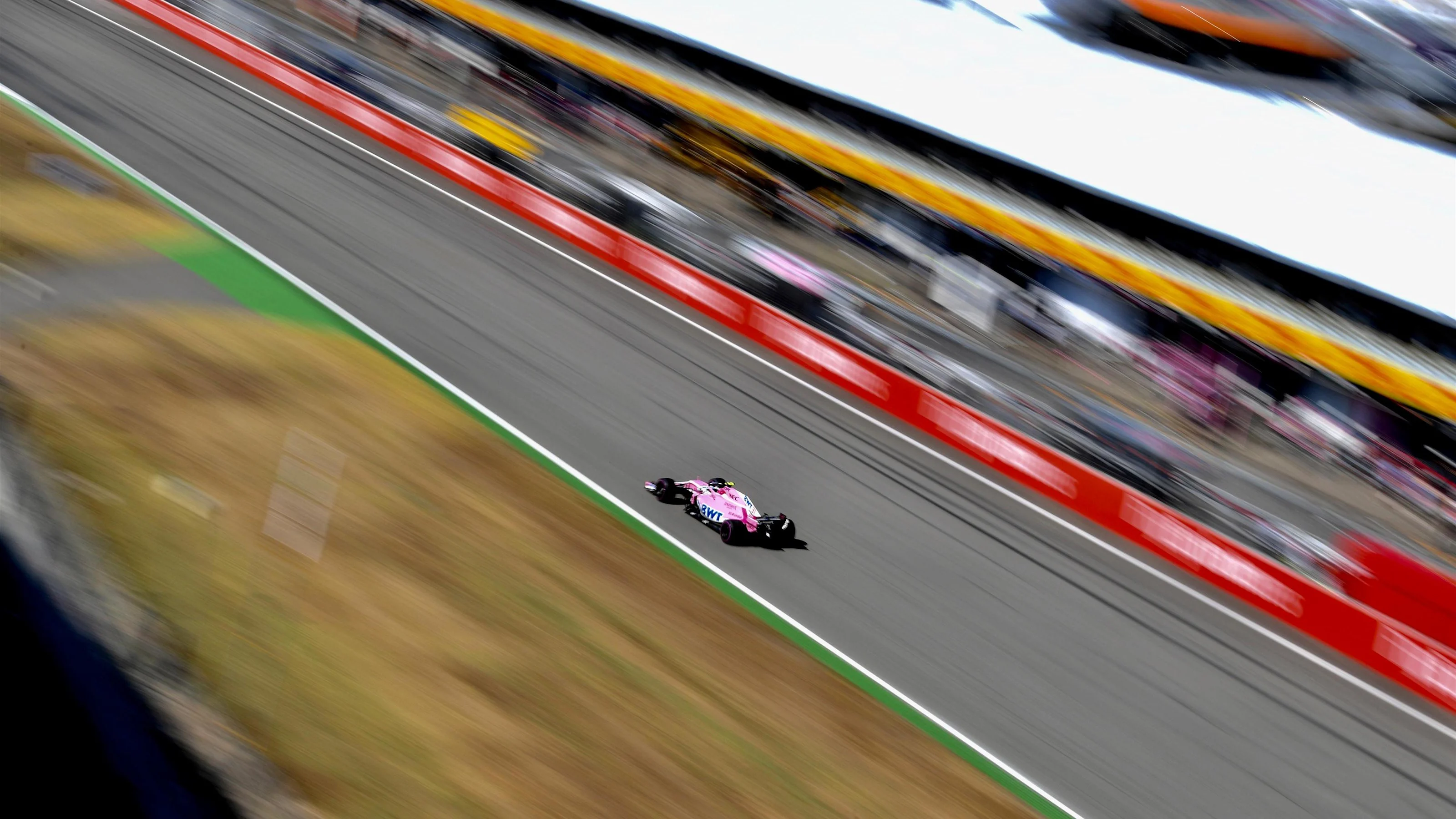 Esteban Ocon (FRA) Force India VJM11 at Formula One World Championship, Rd11, German Grand Prix,